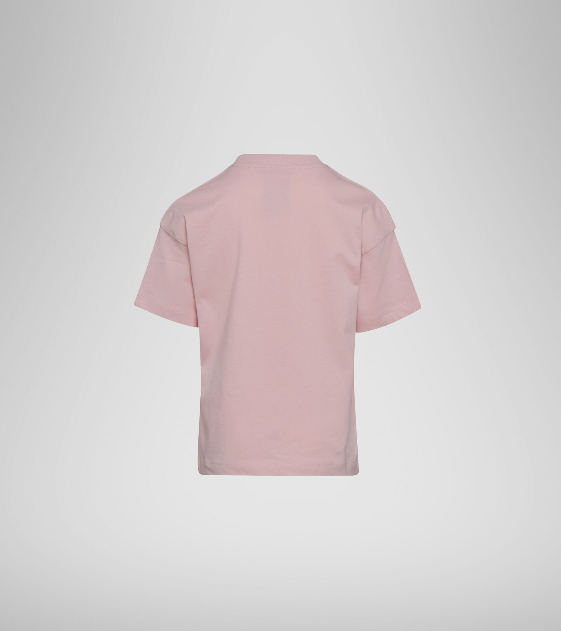 T-shirt à logo - Garçons et filles JU. T-SHIRT SS ELEMENTS ROSE PEAU DE PECHE - Diadora