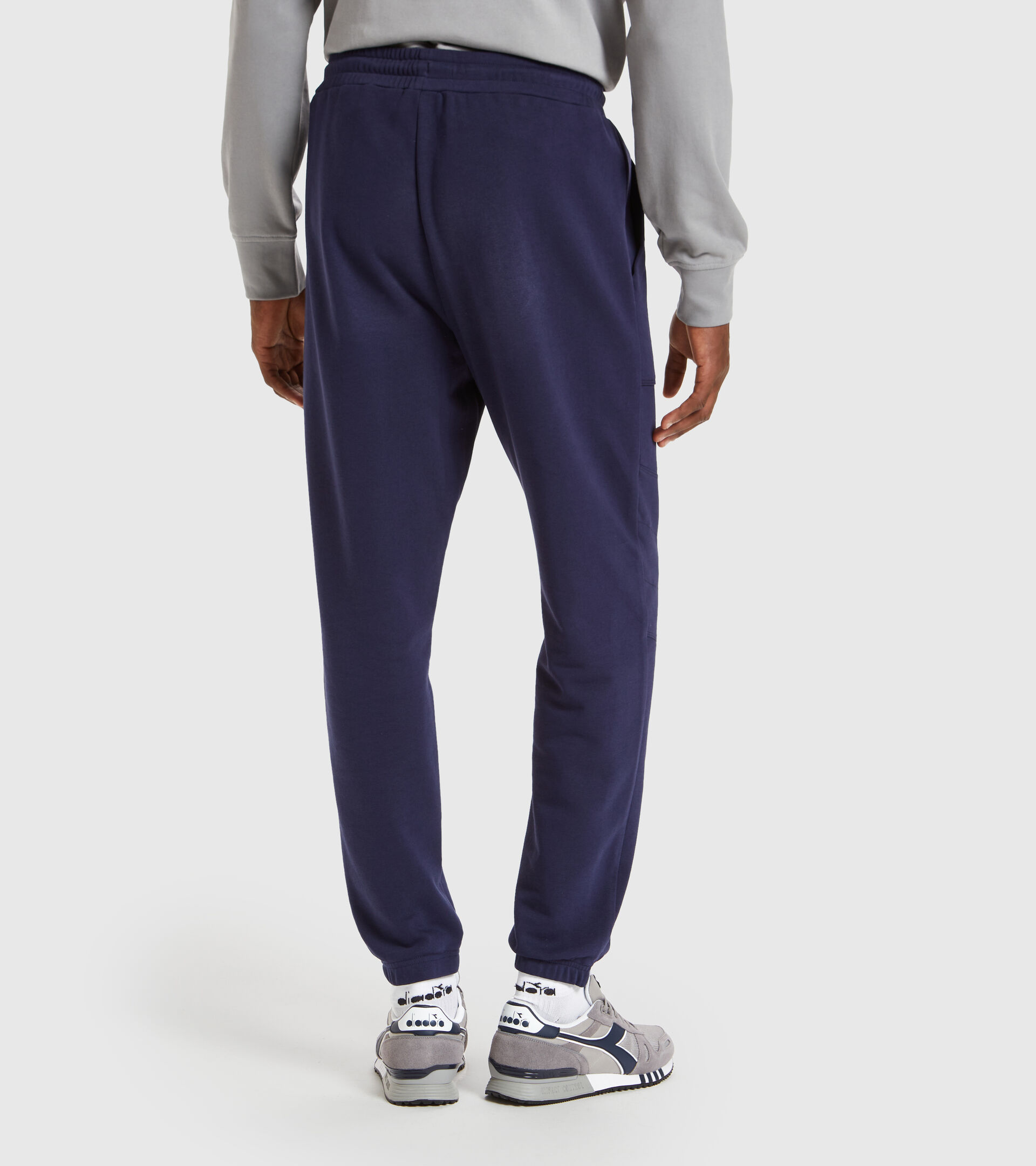 Sports trousers - Men PANTS CUFF SHIELD CLASSIC NAVY - Diadora