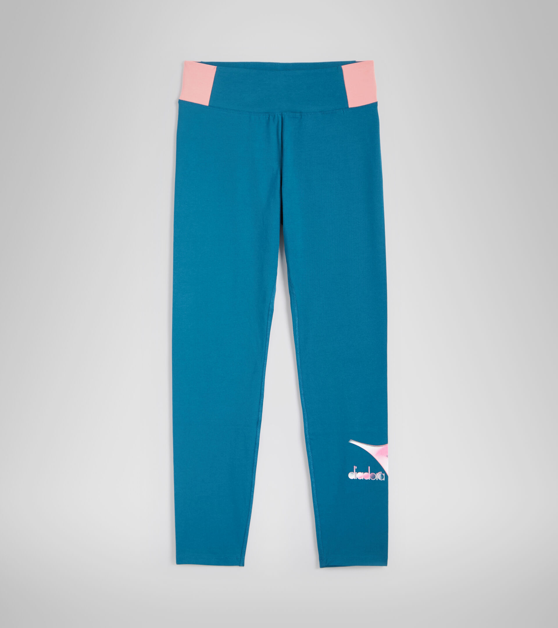Sports trousers - Women L.LEGGINGS LUSH BLUE MORROCAN - Diadora