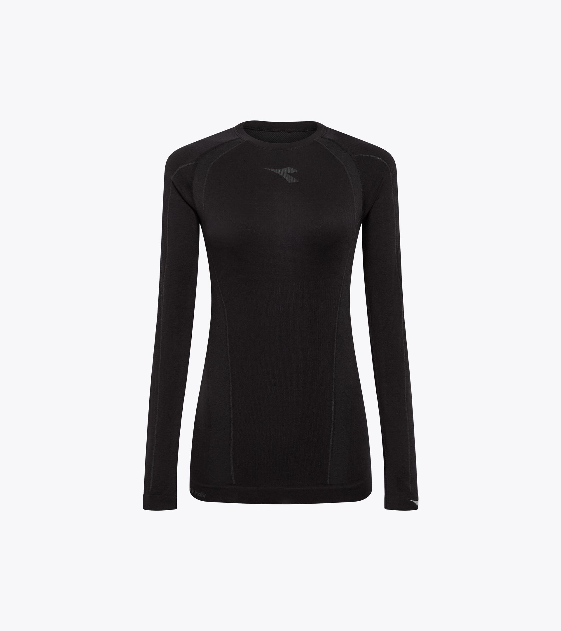 Camiseta t&eacute;cnica Made In Italy de manga larga&sect;Running&sect;Mujer STRATOZERO LS T-SHIRT W NEGRO - Diadora