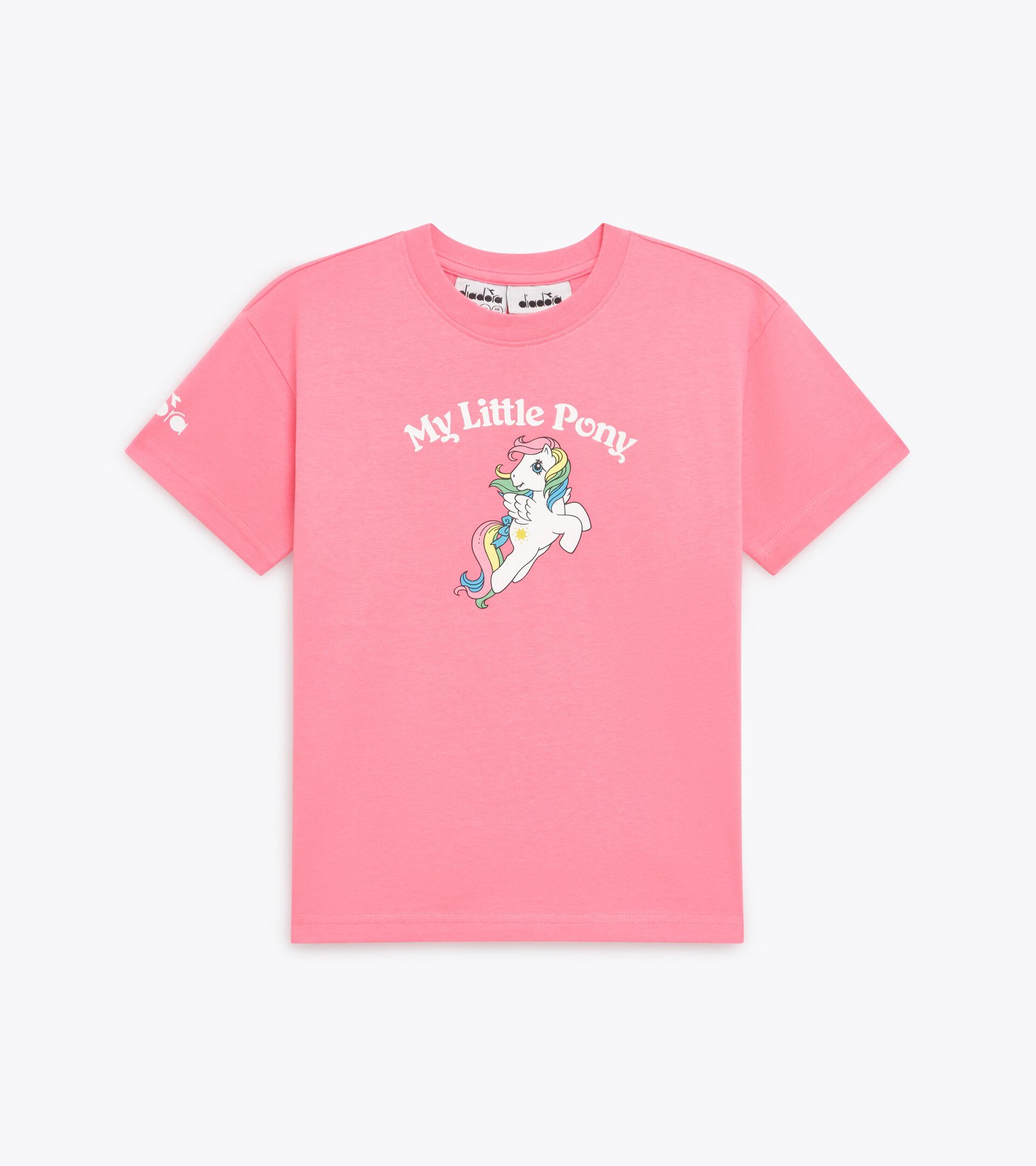 T-shirt My Little Pony - Gar&ccedil;on et fille JU. T-SHIRT SS MY LITTLE PONY ROSE CITRON PRESSE - Diadora