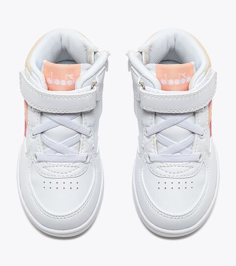 RAPTOR MID TD, WEISS/PFIRSICHPARFAIT Sportschuh - Kleinkinder 1-4 Jahre RAPTOR MID TD WEISS/PFIRSICHPARFAIT - Diadora