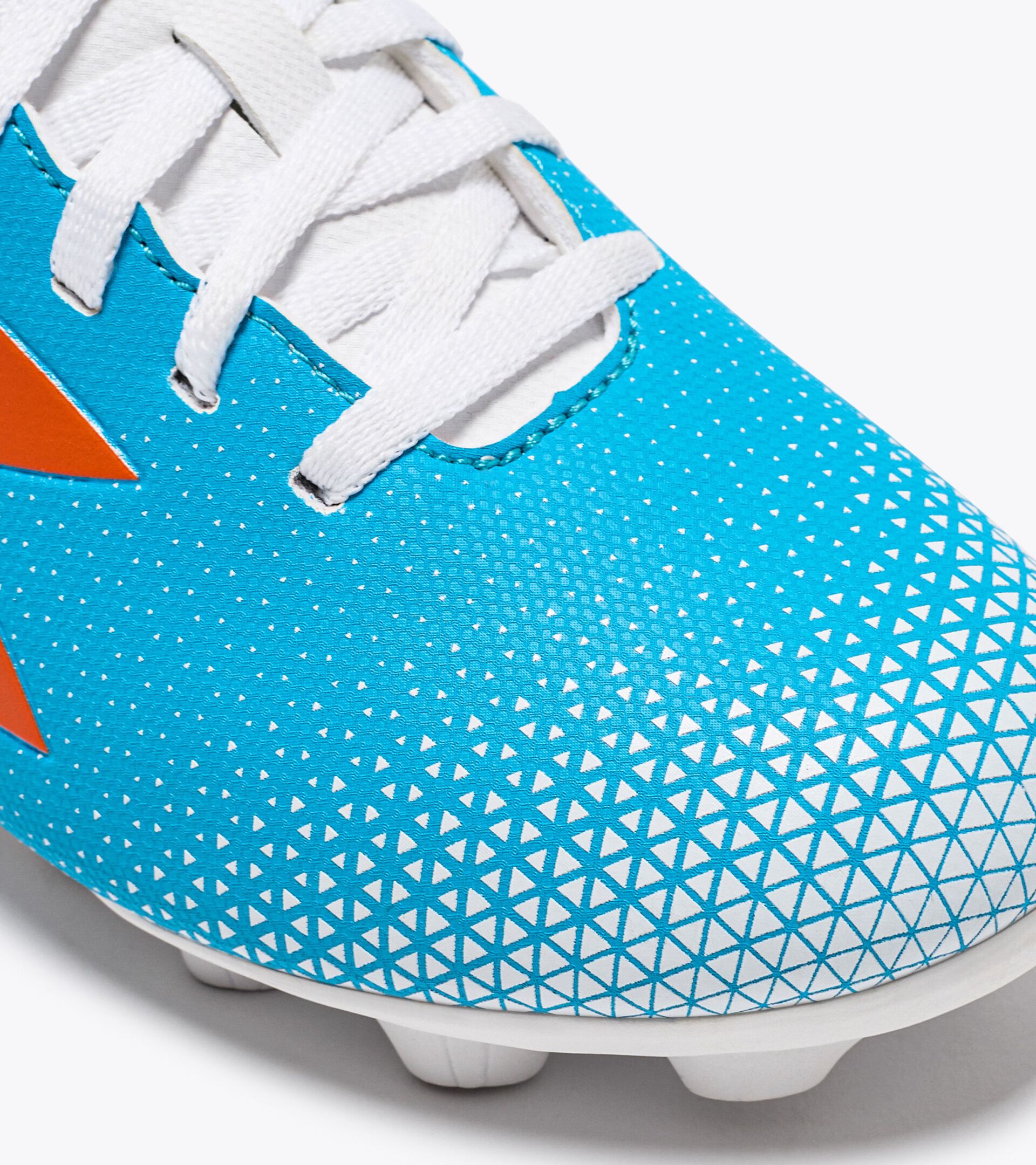 Calcio boots for hard ground - Junior PICHICHI 6 MD JR BLUE FLUO/WHITE/ORANGE - Diadora