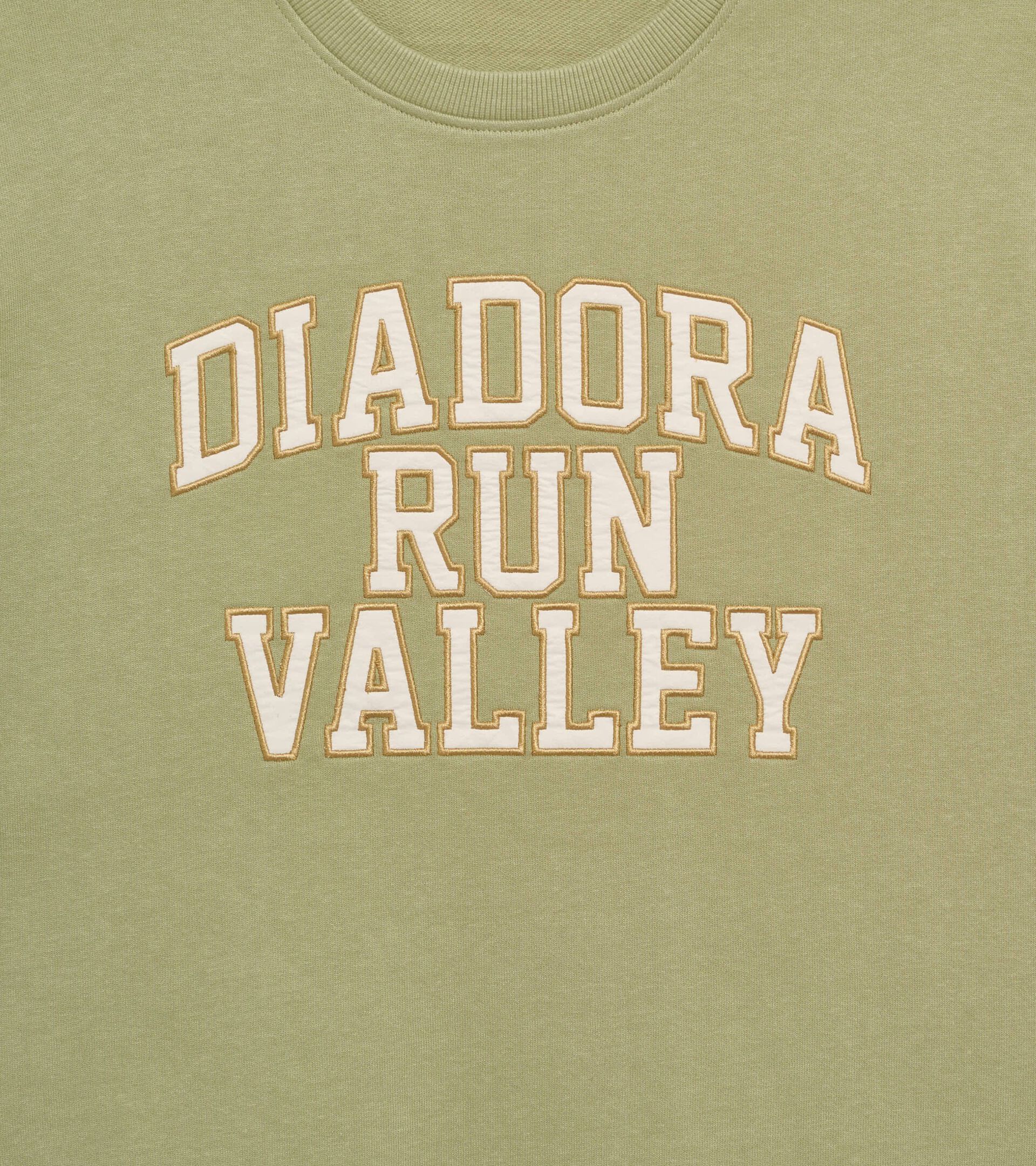Sweatshirt mit Rundhalsausschnitt - Run Valley - F&uuml;r alle Geschlechter
 SWEATSHIRT CREW RUN VALLEY SALBEI - Diadora