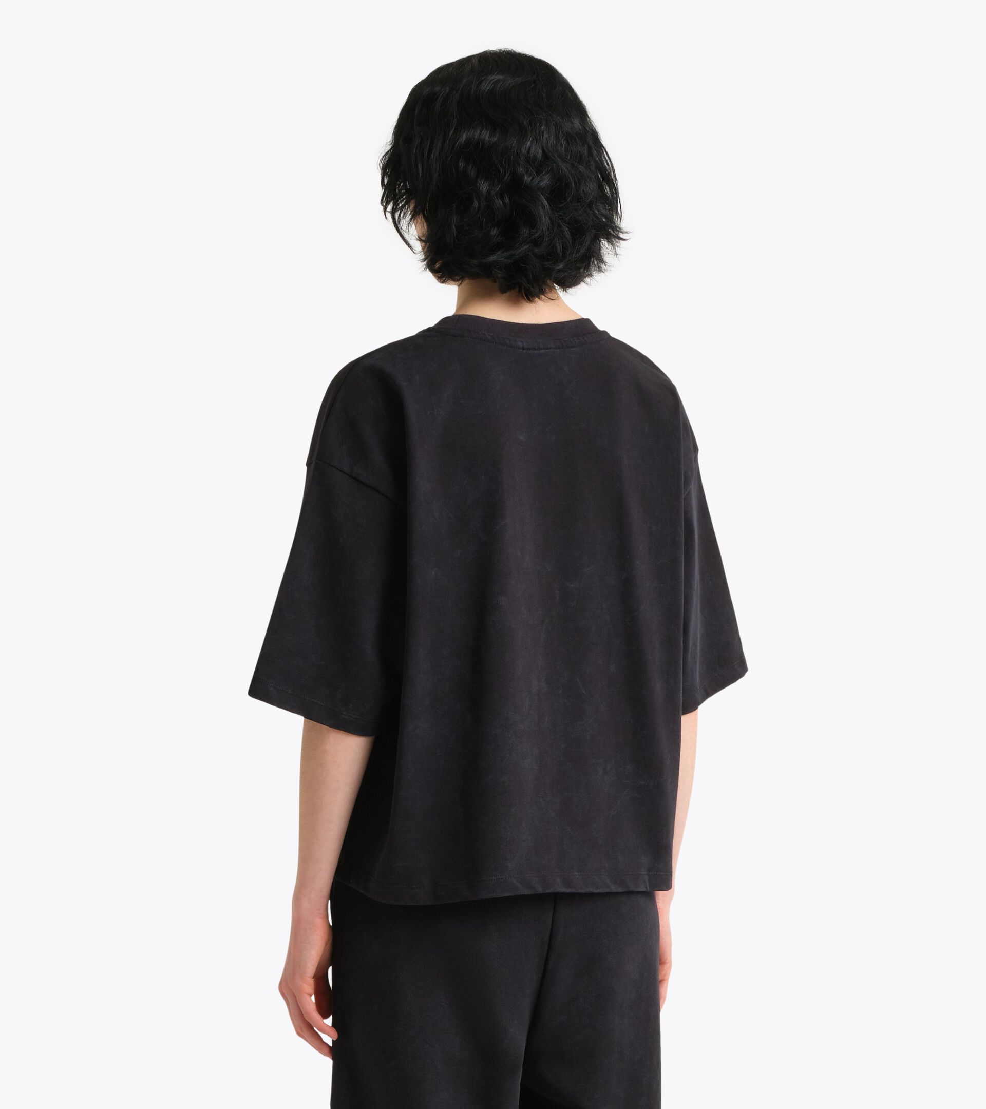 T-Shirt aus Baumwolle im Retrostil - Damen
 L. T-SHIRT SS AVENUE LAB I ANTHRAZIT - Diadora