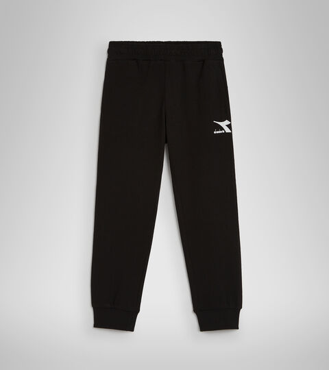 JU.CUFF PANTS RAINBOW, BLACK Cotton sports trousers - Unisex JU.CUFF PANTS RAINBOW BLACK - Diadora