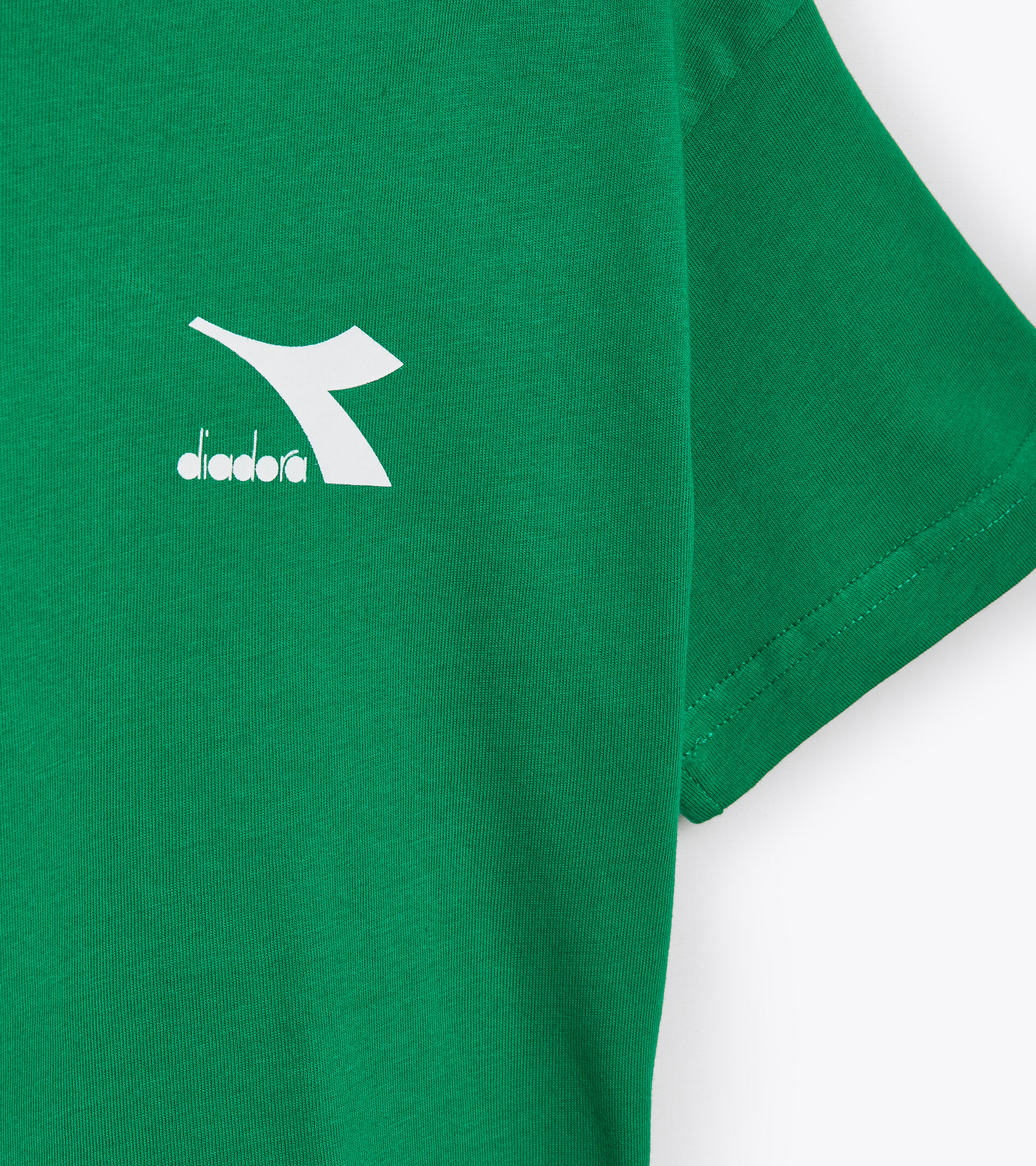 T-shirt en coton - Enfant
 JU.T-SHIRT SS SL VERT JOYEUX - Diadora