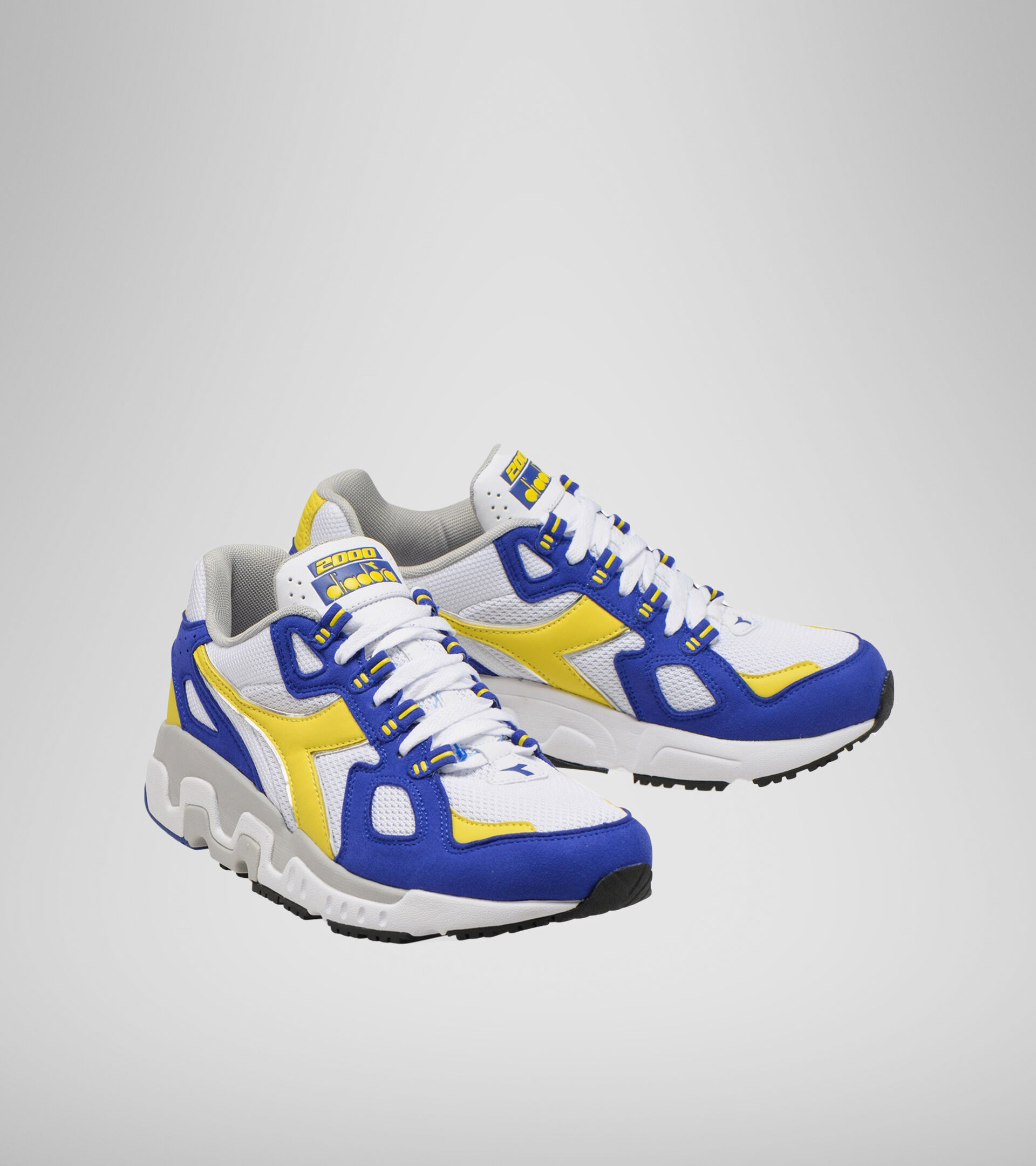 Sports shoe - Men MYTHOS SUEDE WHT/SODALITE BLUE/GRN SHEEN - Diadora