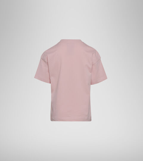 JU. T-SHIRT SS ELEMENTS, PINK PEACHSKIN T-shirt with logo - Boys and girls JU. T-SHIRT SS ELEMENTS PINK PEACHSKIN - Diadora