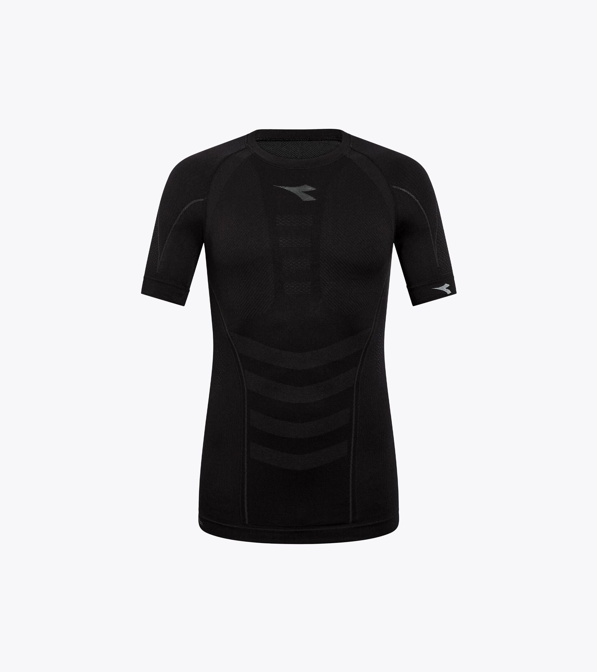 Camiseta Made in Italy&sect;Running&sect;Hombre STRATOZERO SS T-SHIRT NEGRO - Diadora