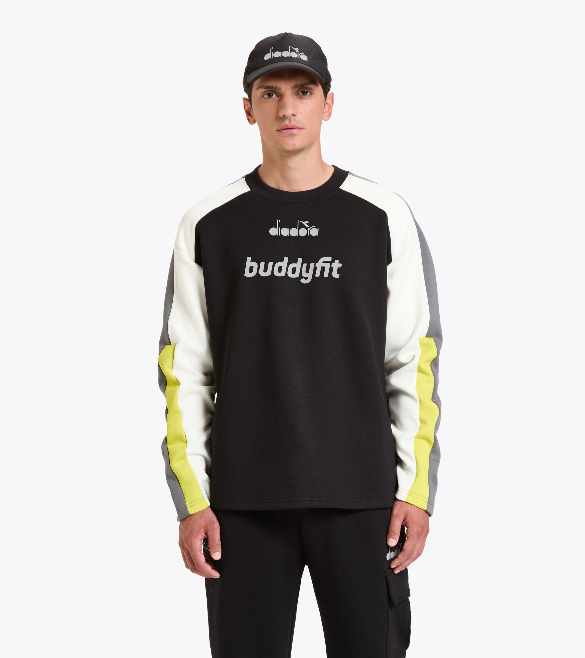 Apparel Sport UOMO SWEATSHIRT CREW BUDDYFIT BLACK Diadora