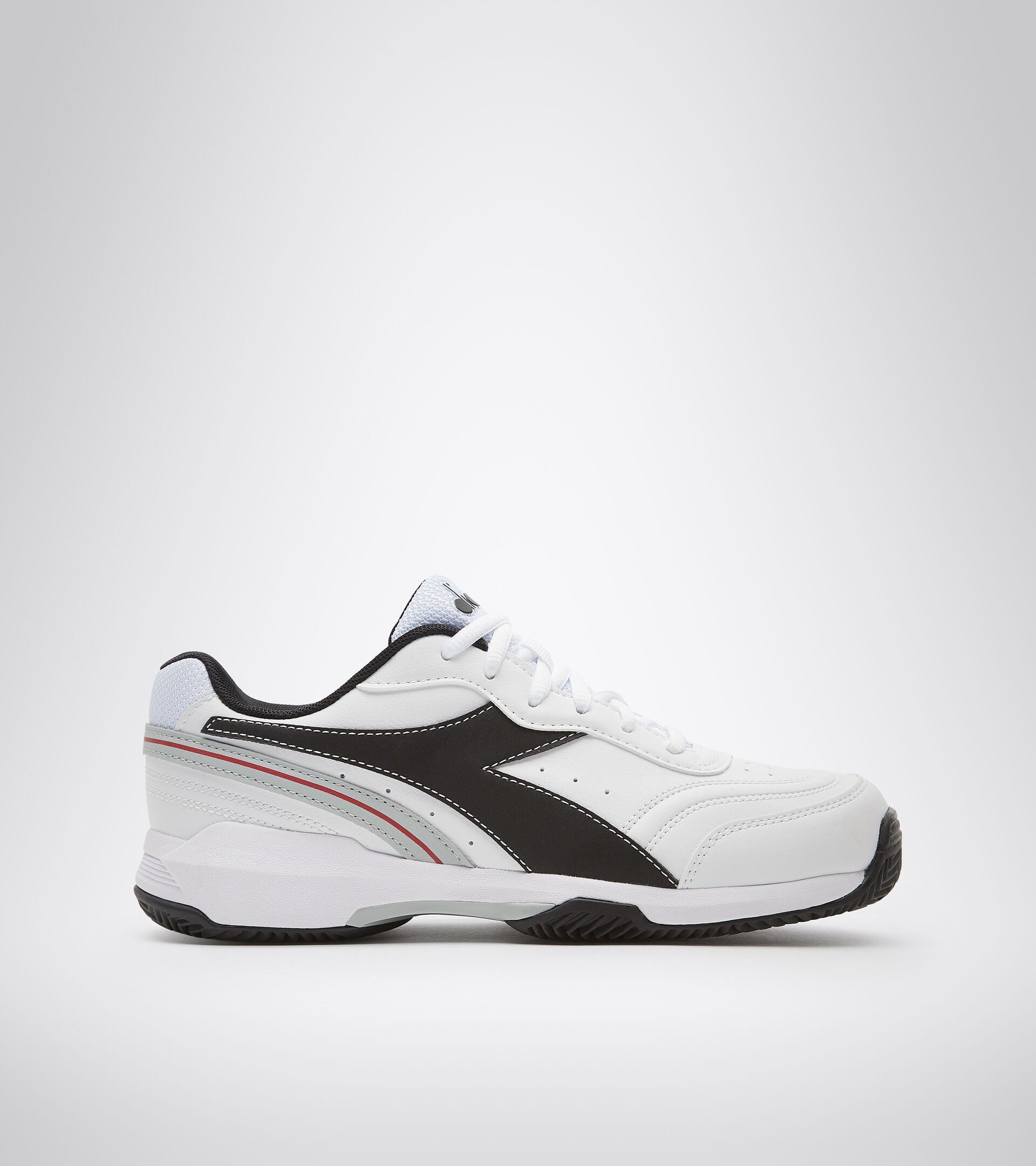 Tennis shoes for clay courts - Men S.CHALLENGE 4 SL CLAY WHITE/BLACK - Diadora