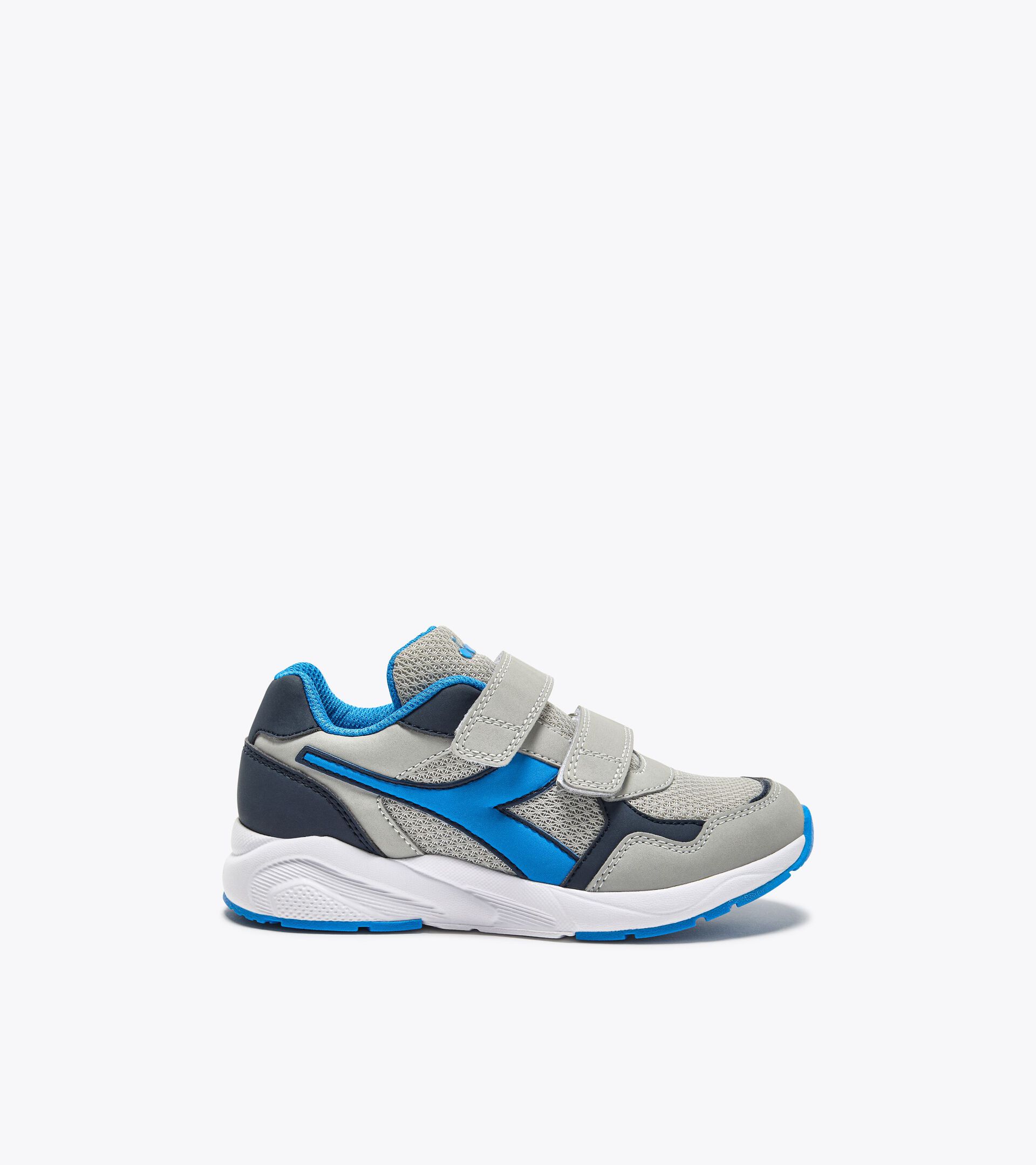 Junior running shoe - All-Gender FALCON 5 JR V SILVER DD/PALACE BLUE - Diadora