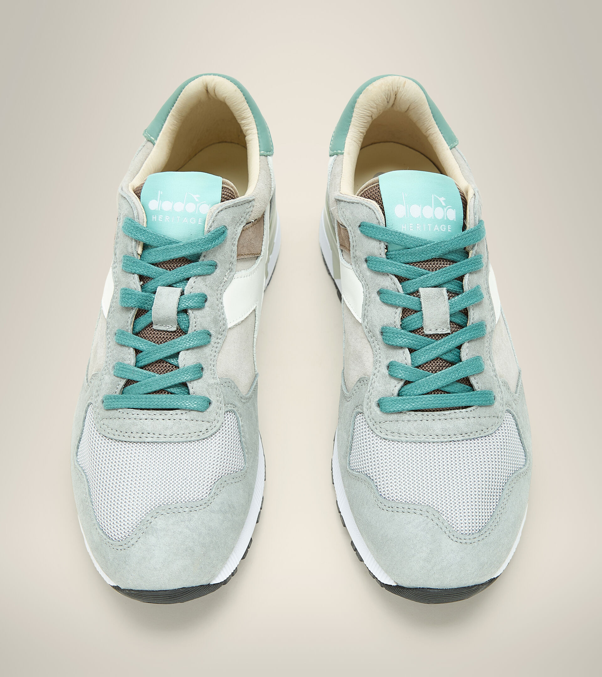 Made in Italy Heritage shoe - Men TRIDENT 90 SUEDE SW GREY ROCK - Diadora