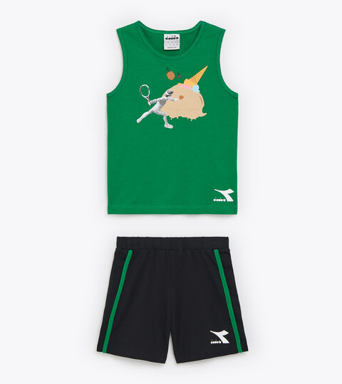 JB.SET SL SPORT ART, VERT JOYEUX Ensemble de sport - Garçon JB.SET SL SPORT ART VERT JOYEUX - Diadora