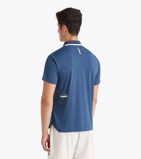 SS POLO ICON, AZUL BANDERIN Polo de tenis§Competición§Hombre SS POLO ICON AZUL BANDERIN - Diadora