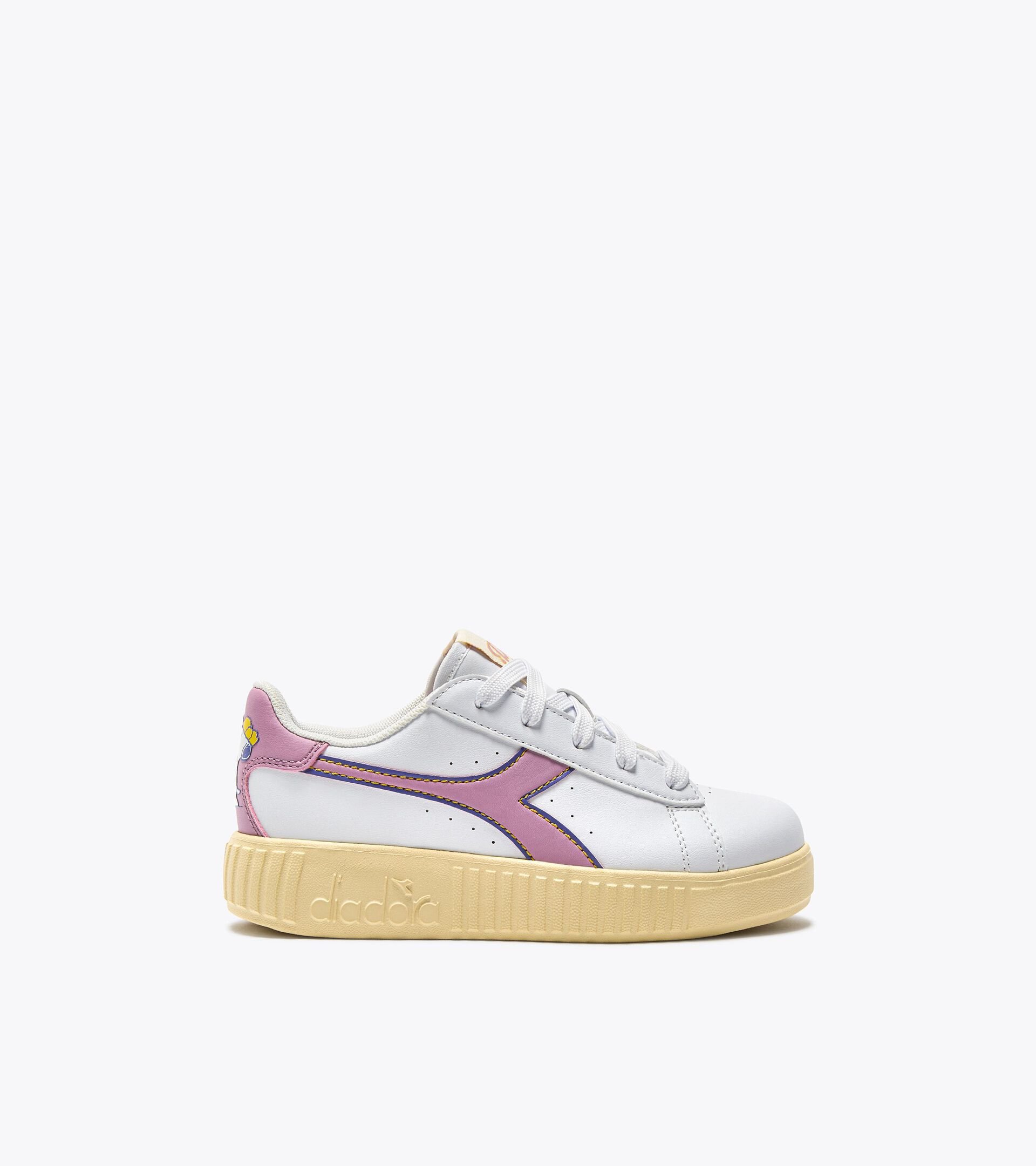 Peanuts sports sneakers - Girls - 4 to 8 years old GAME STEP P SNOOPY PS PINK MAUVE ORCHID - Diadora