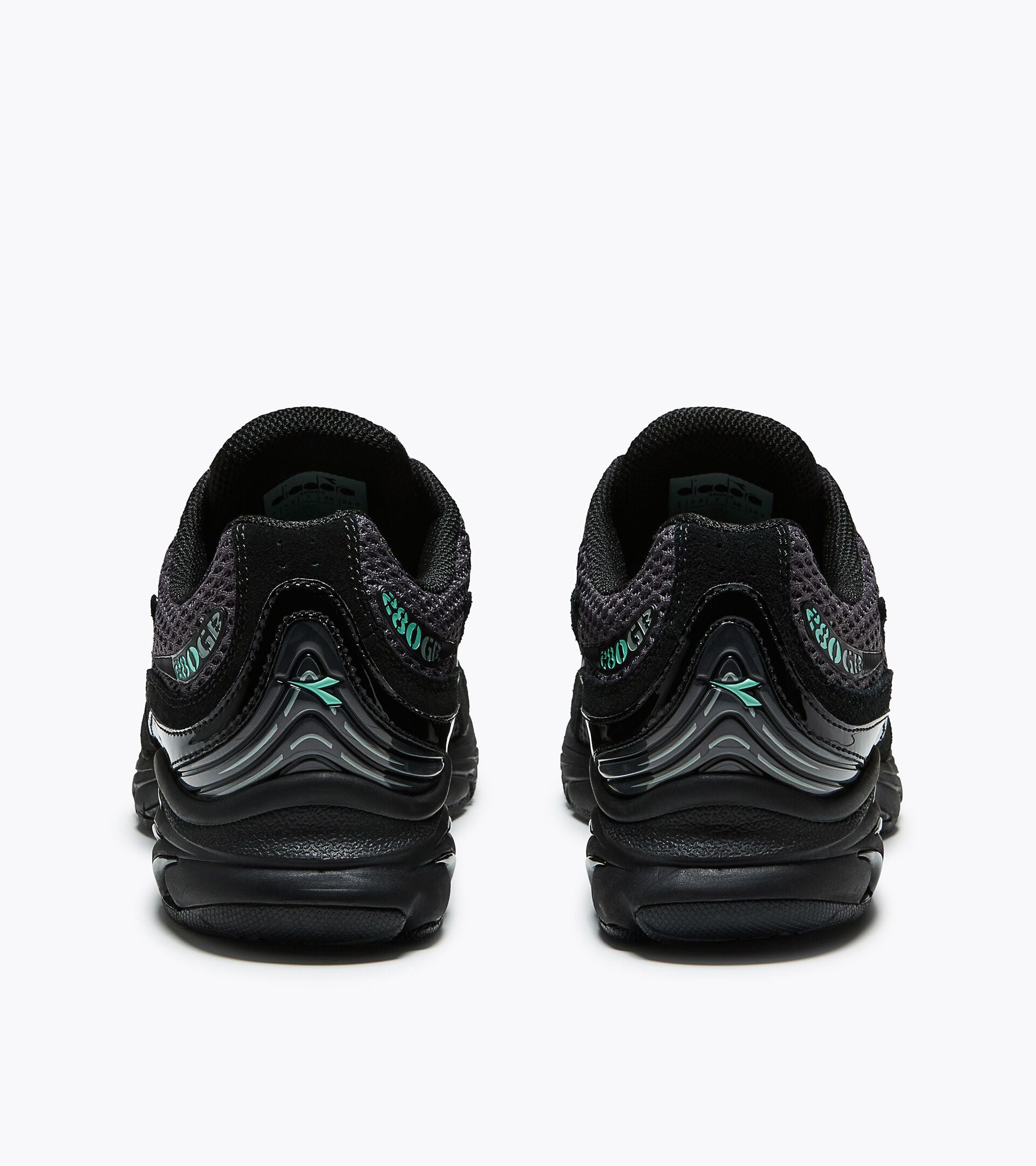 2000s-inspired Sportswear Sneakers - All-gender
 MYTHOS PROPULSION 280 SHADE BLACK - Diadora