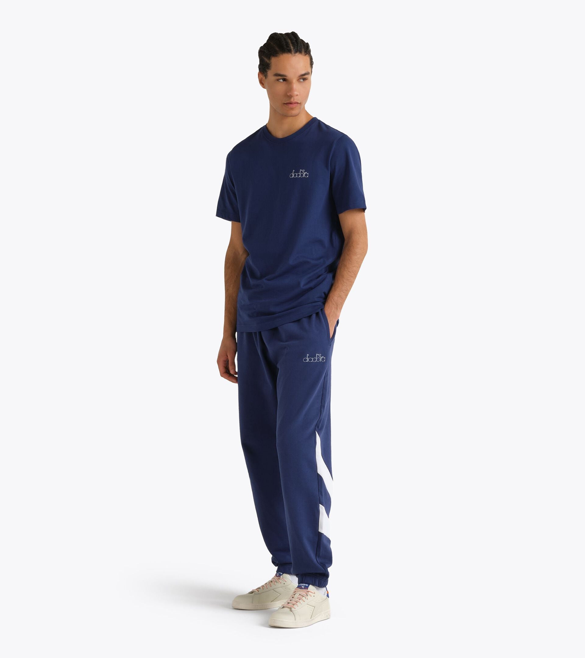Pantalones deportivos Logo - Para todos los g&eacute;neros
 PANTS LOGO EXC. AZUL MARINO PEONIA - Diadora