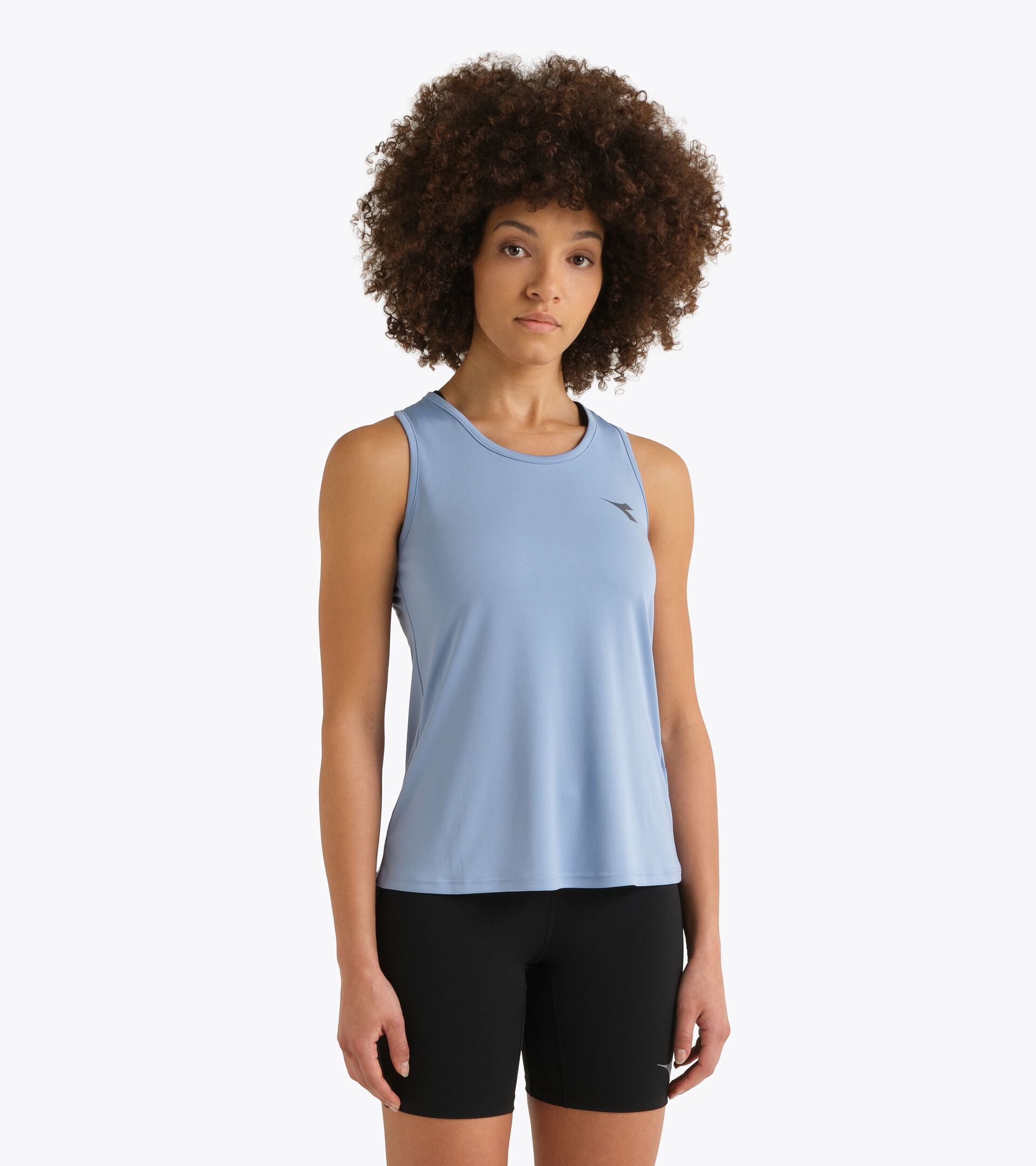 Camiseta sin mangas de running - Mujer
 RUN TANK W CIELO INFINITO - Diadora