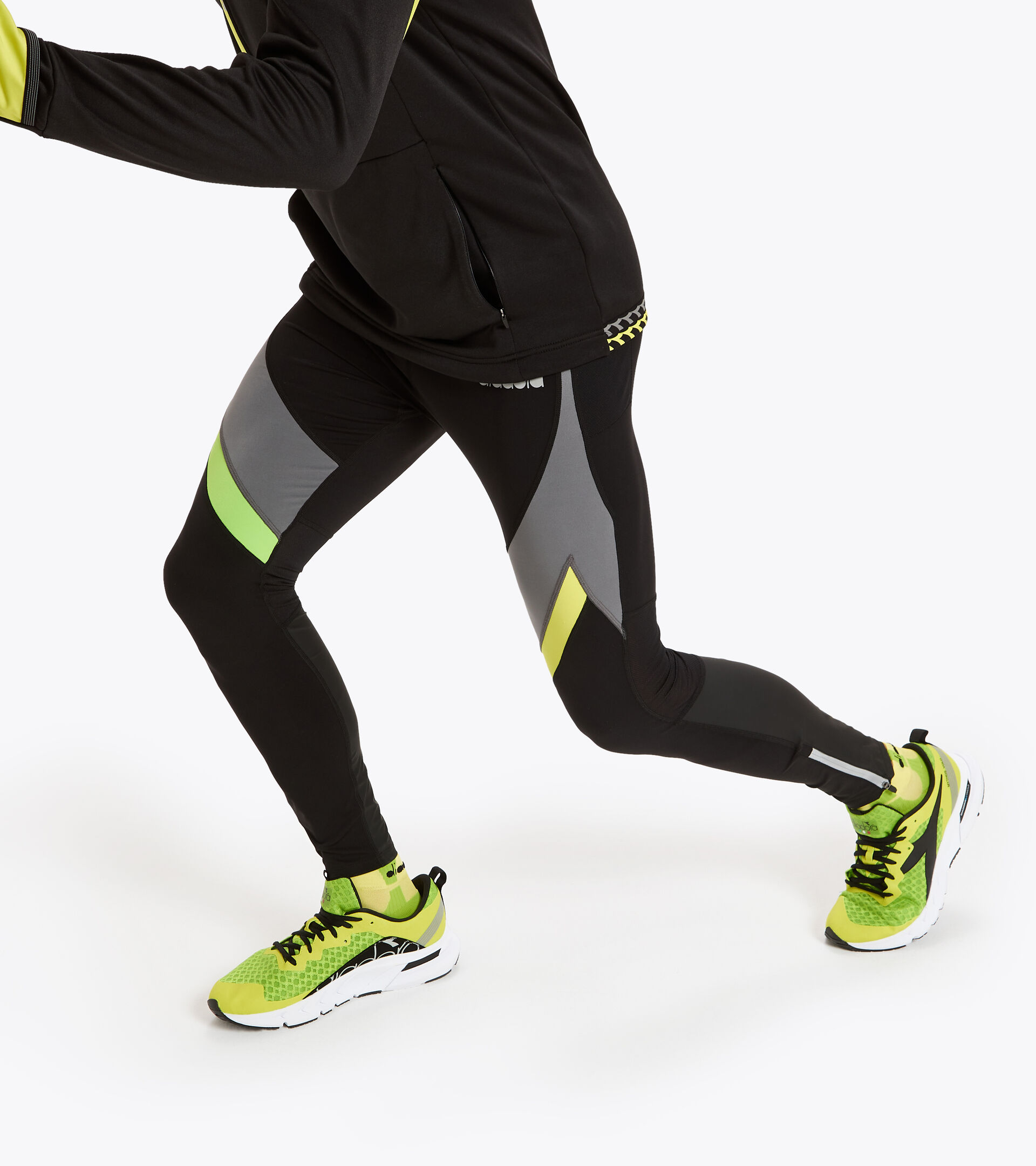 Apparel Sport UOMO WINTER RUNNING TIGHTS NEGRO Diadora