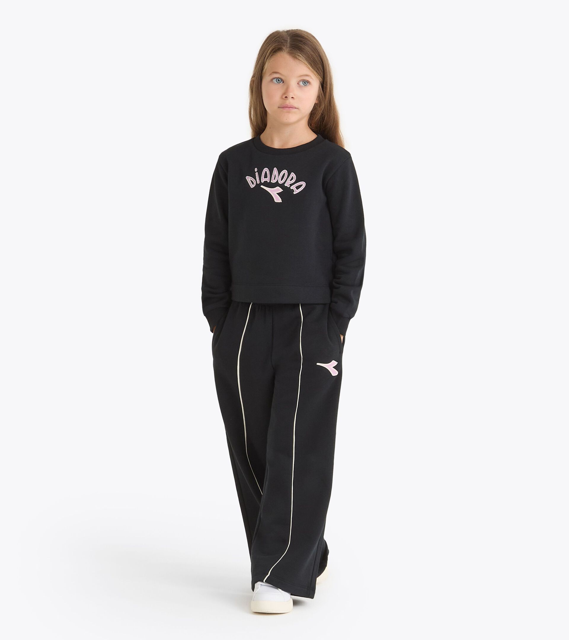 Coordinated tracksuit - Girl
 JG. TRACKSUIT (BR) BLACK - Diadora
