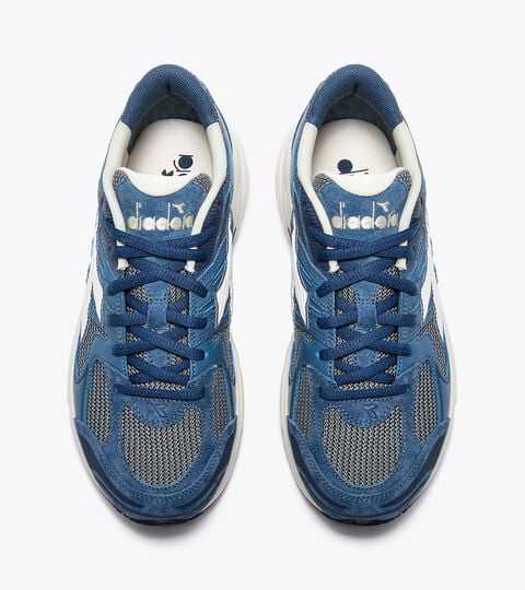 Sportlicher Sneaker - Schweinsleder - Genderneutral MYTHOS STAR PIGSKIN DUNKEL JEANSTOFF BLAU - Diadora