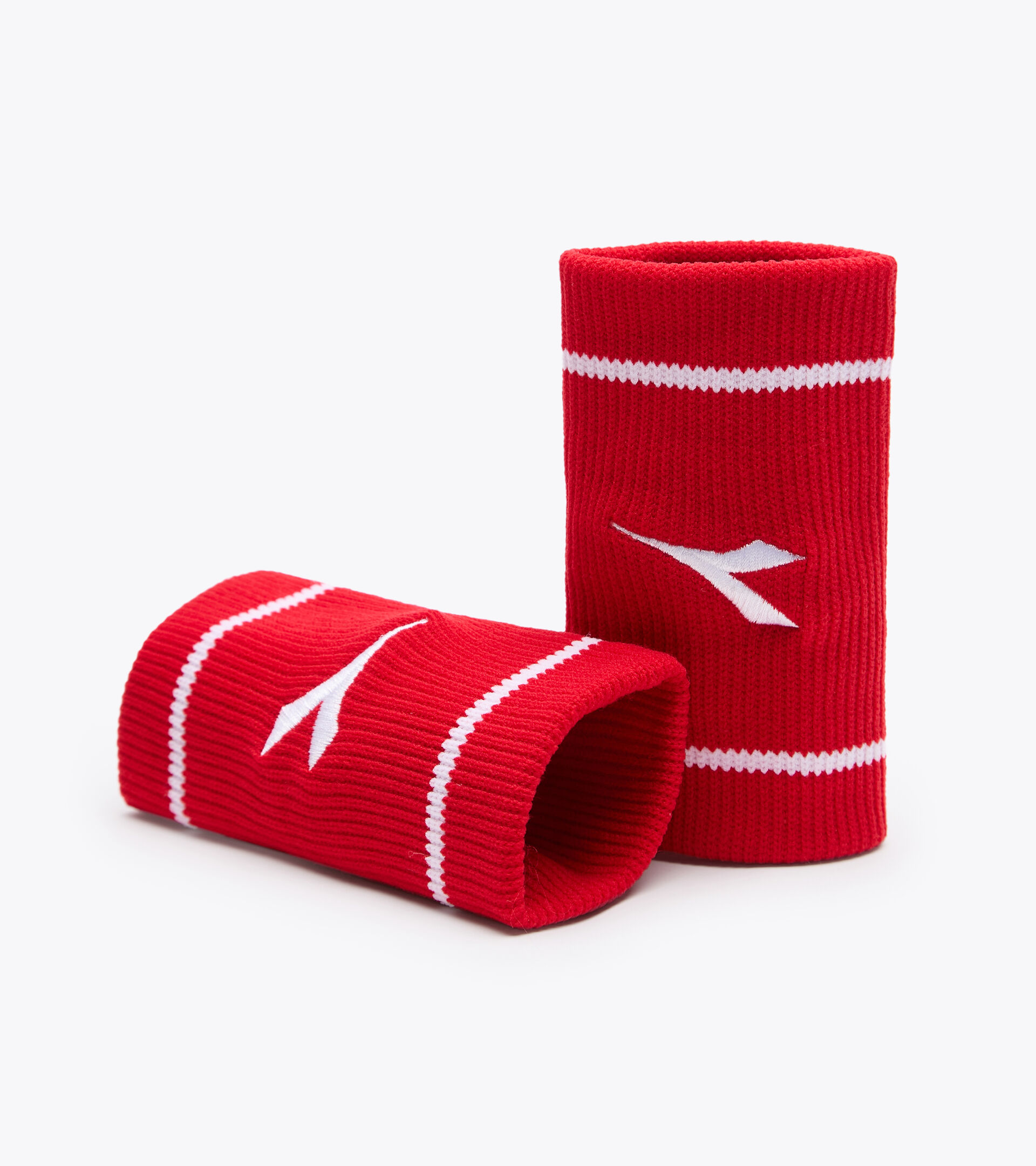 Poignets de tennis WRISTBANDS WIDE LOGO ROUGE ARDENT - Diadora