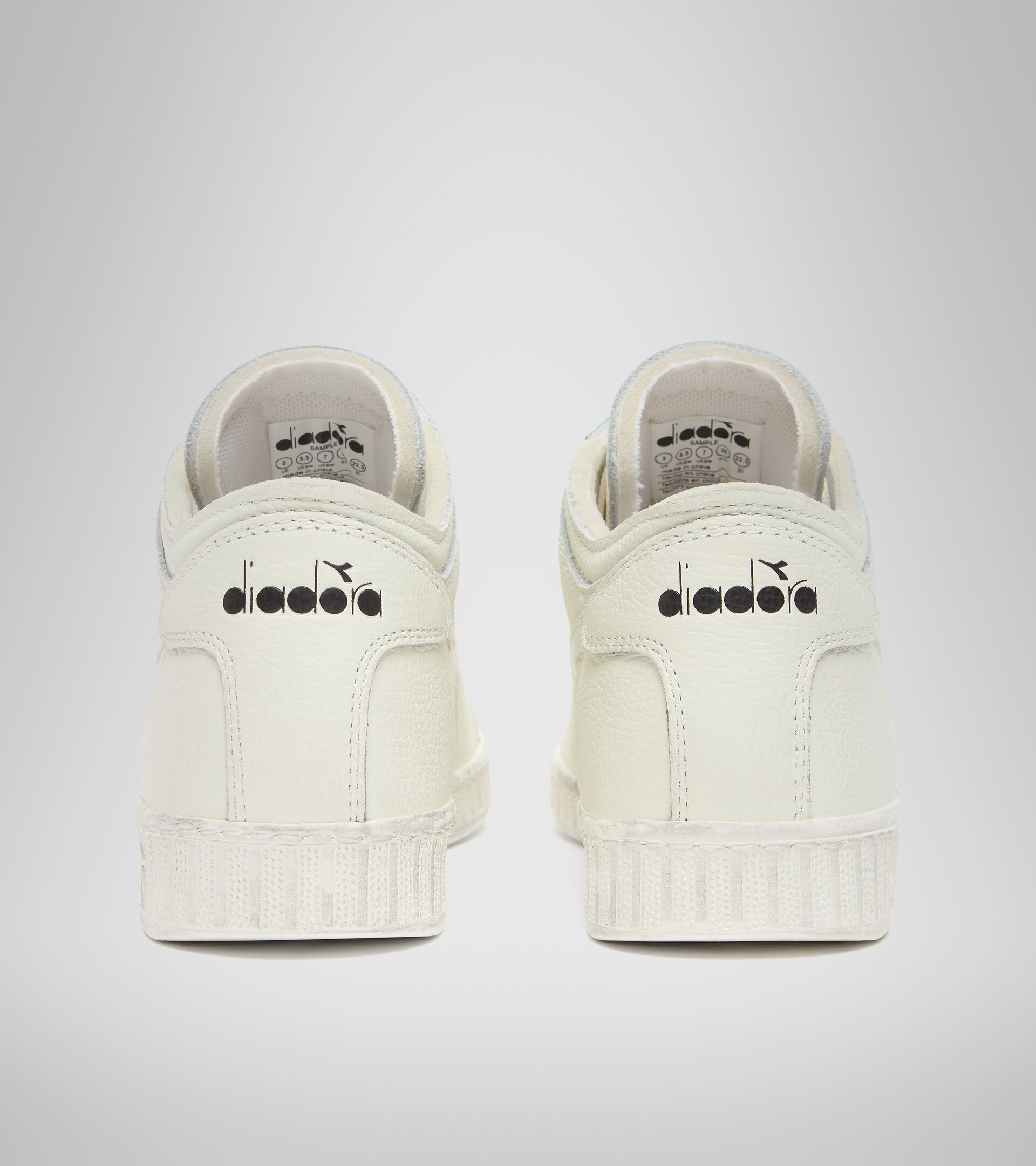 Footwear Sportswear UNISEX GAME L WAXED ROW CUT BIANCO/BIANCO/BIANCO Diadora