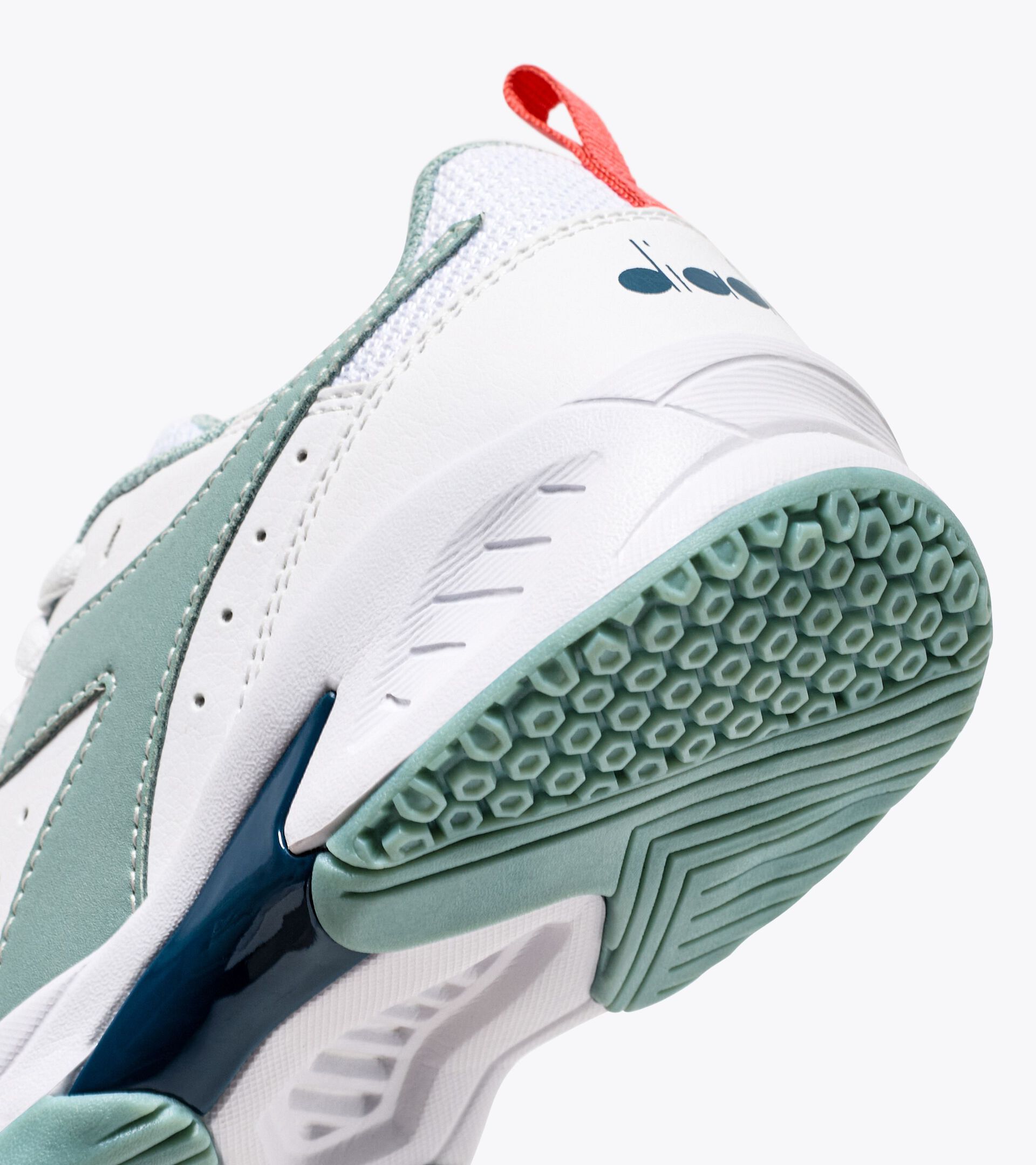 Tennis shoes - Youth S. CHALLENGE 5 SL JR WHITE/SURF SPRAY/LEGION BLUE - Diadora