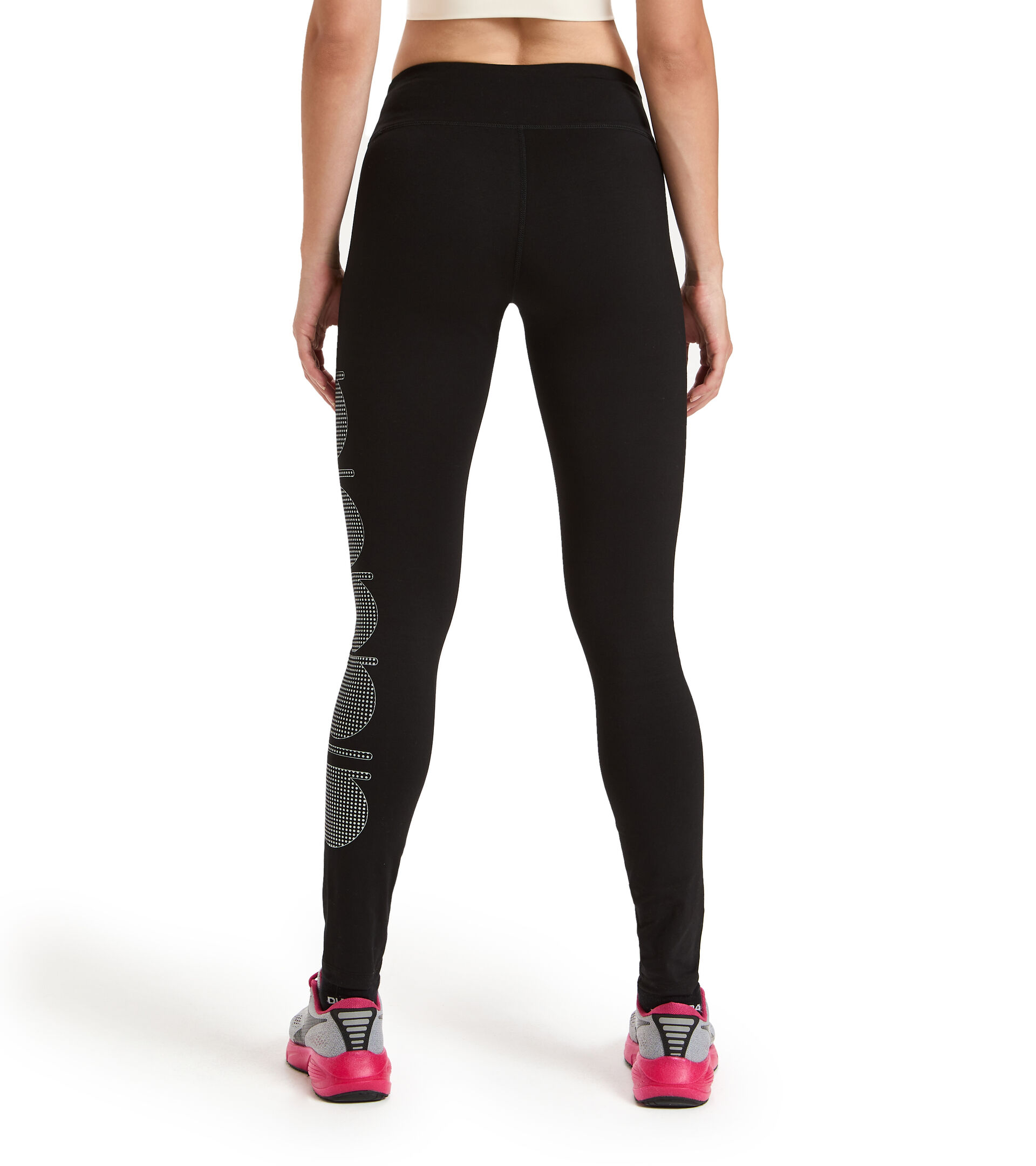 Running leggings - Women L. STC LEGGINGS BE ONE BLACK - Diadora