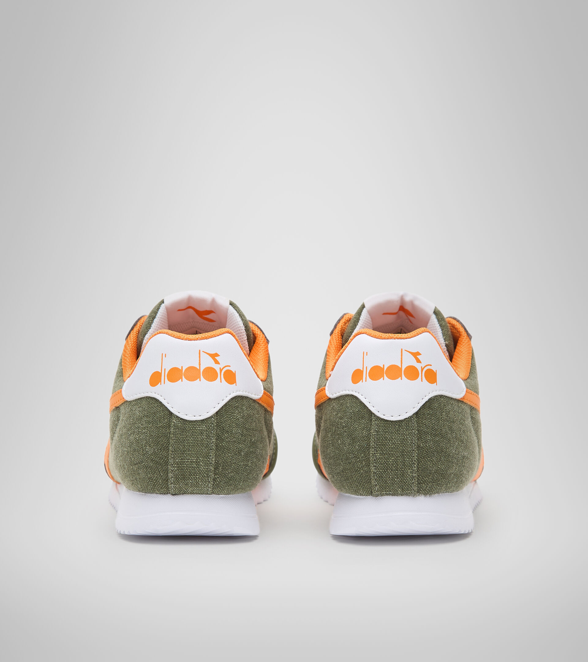 Sports shoes - Youth 8-16 years JOG LIGHT GS LODEN GREEN/ORIOLE - Diadora