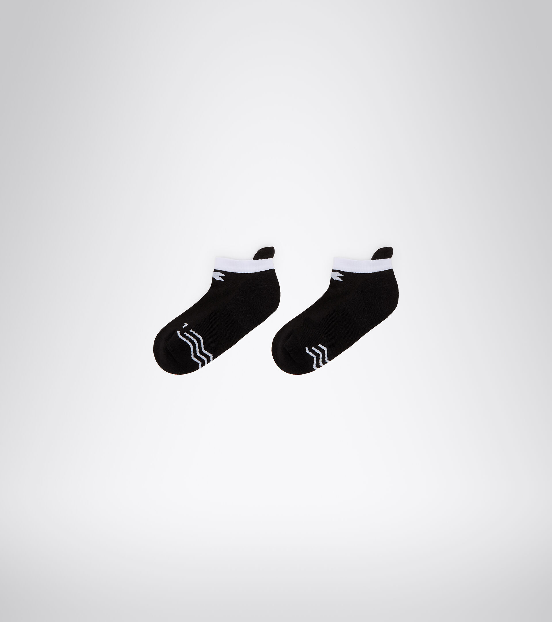 Calcetines cortos - Mujer L. SOCKS BLACK/OPTICAL WHITE - Diadora
