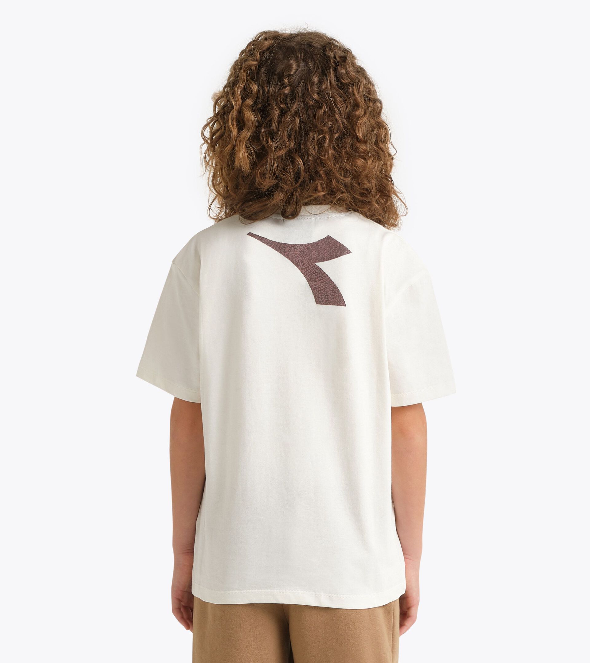 T-shirt &agrave; manches courtes - Ado gar&ccedil;on JB. T-SHIRT SS FRIENDLY TEAM CREAM - Diadora