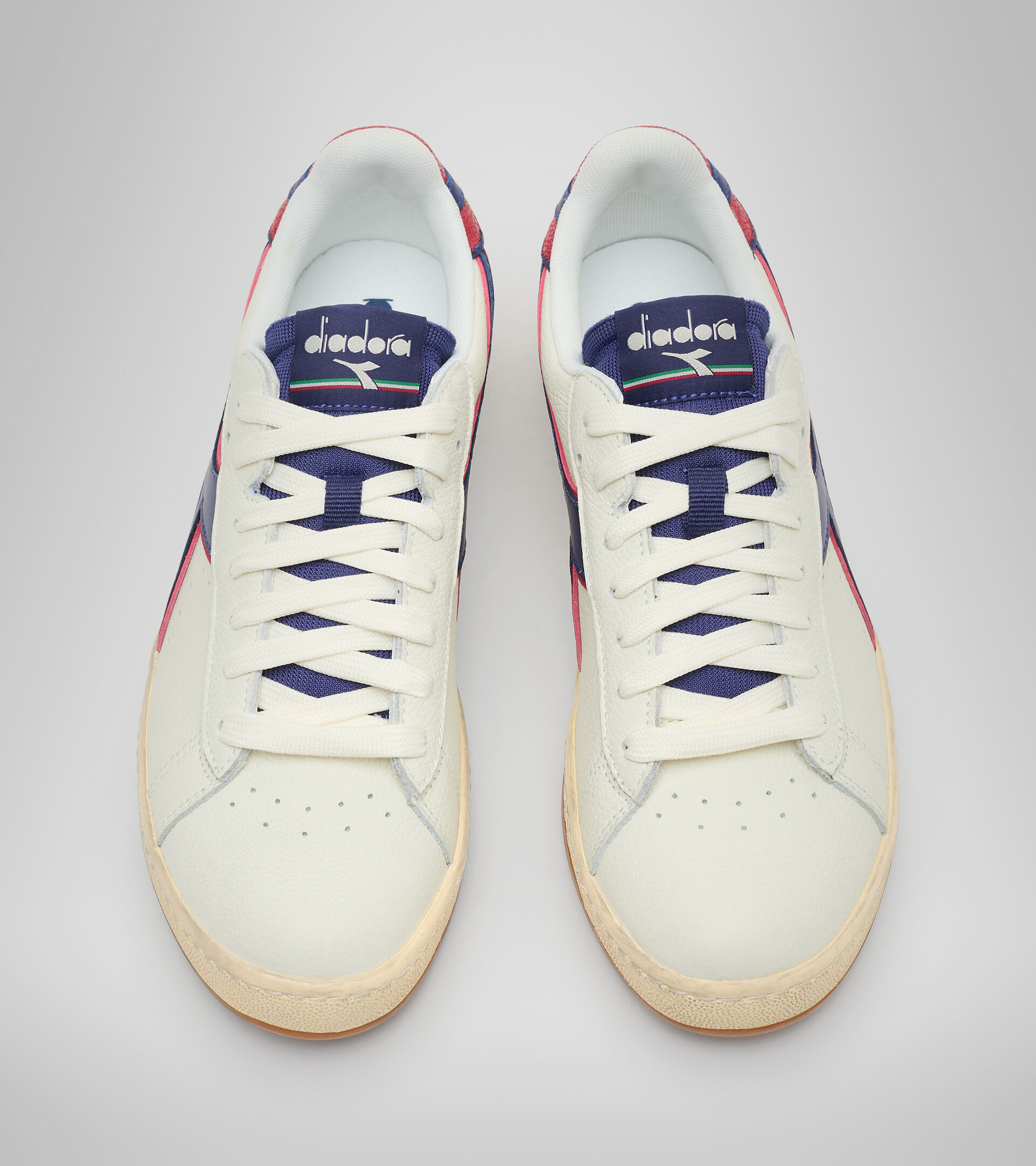 Sports shoe - Unisex GAME L LOW ICONA WHITE/TWILIGHT BLUE - Diadora