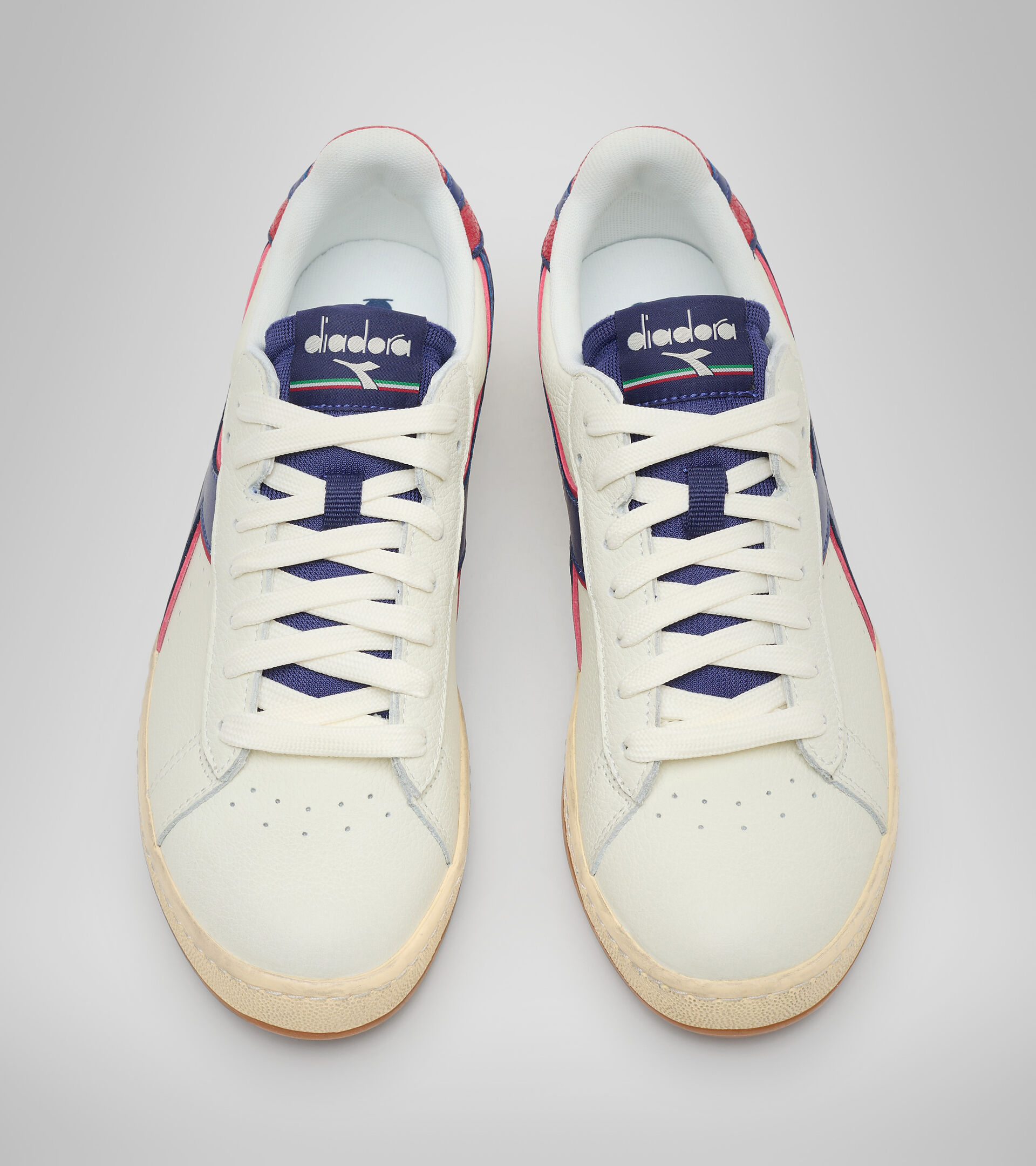 Footwear Sportswear UNISEX GAME L LOW ICONA BLANCO/AZUL CREPUSCULO Diadora