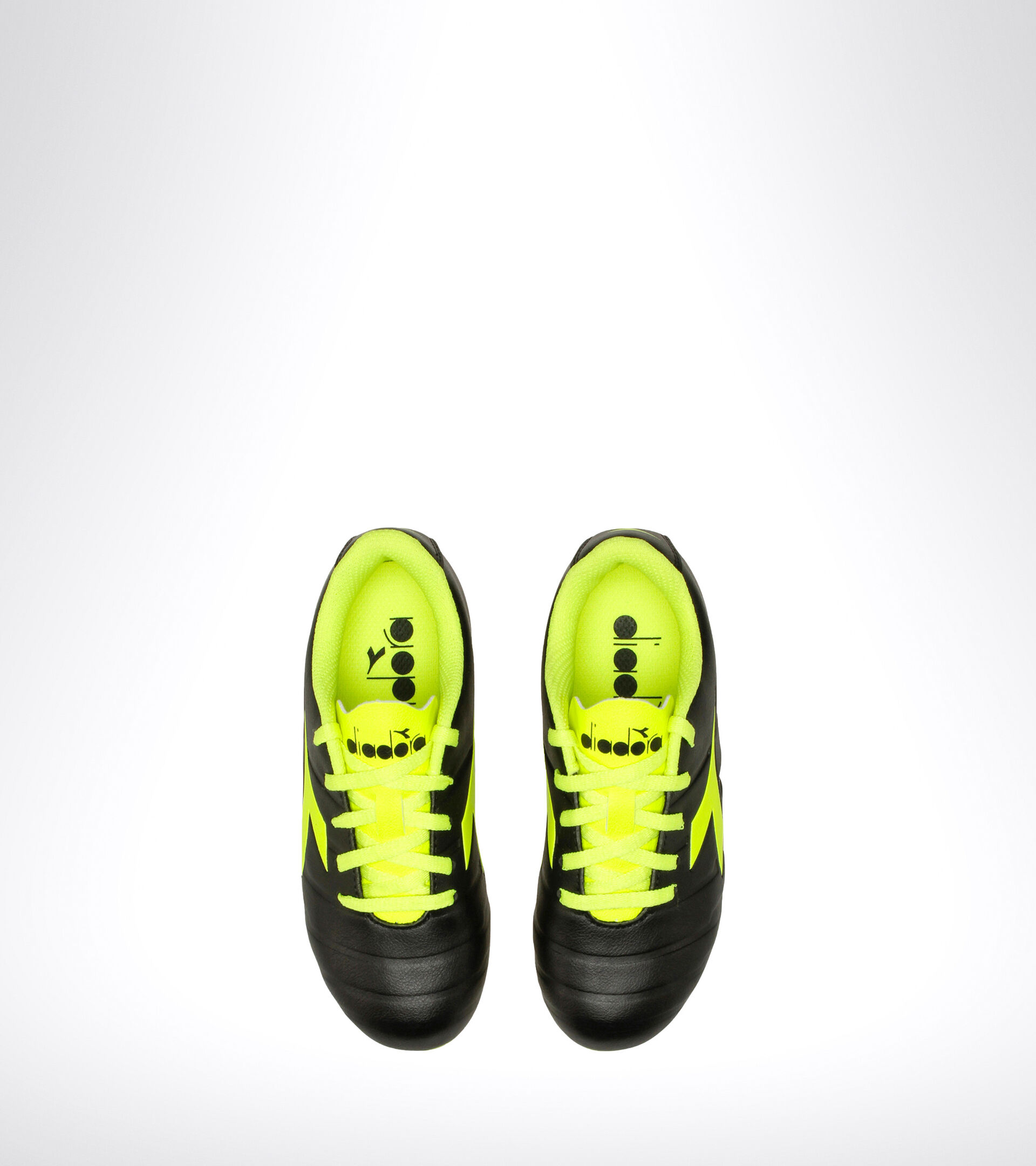 Hard ground football boot - Unisex kids PICHICHI 3 MD JR BLACK/FLUO YELLOW DIADORA - Diadora