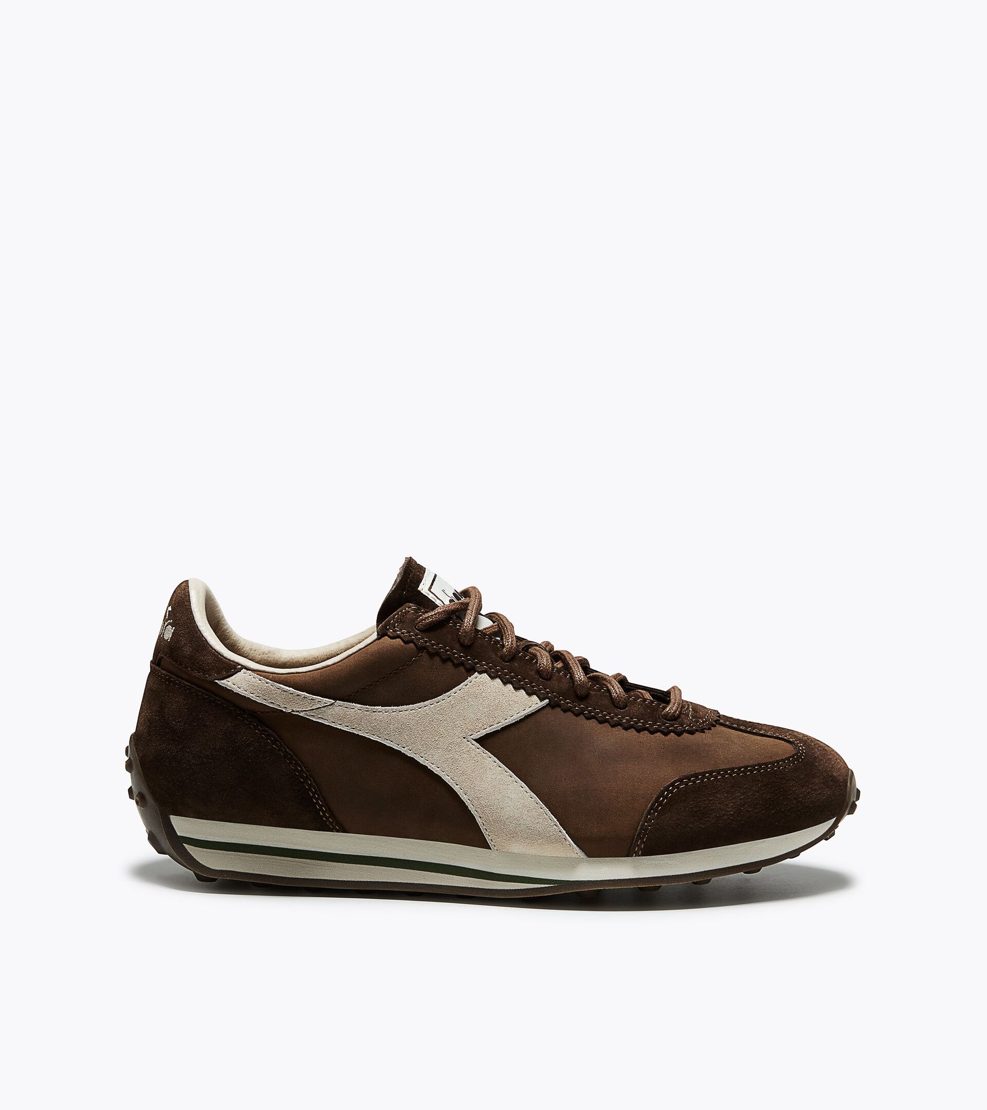 Leather Sneaker - Low-Profile - All-gender RALLY WAXED BROWN CHESTNUT - Diadora