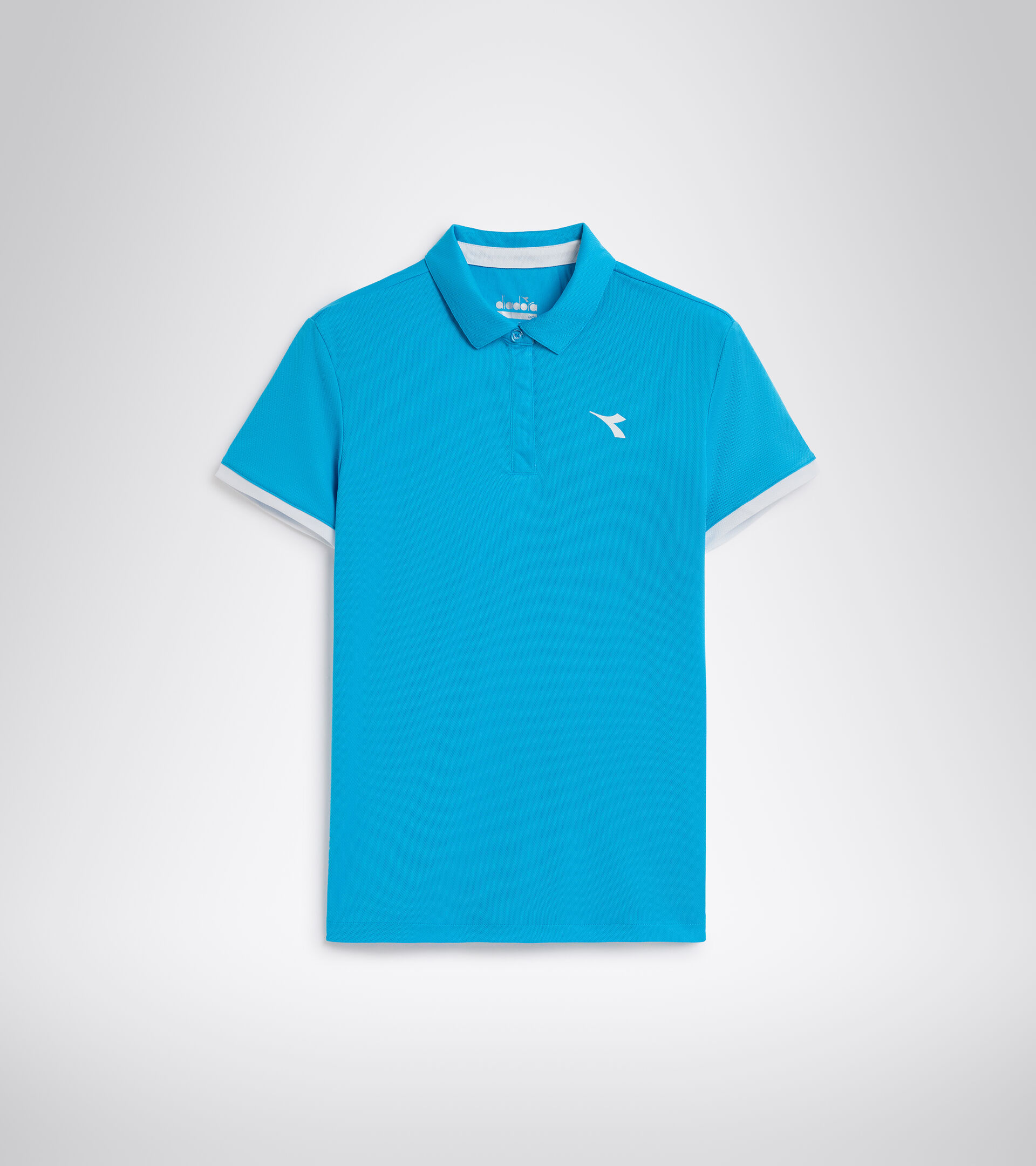 Tennis polo shirt - Women L. POLO COURT ROYAL FLUO - Diadora