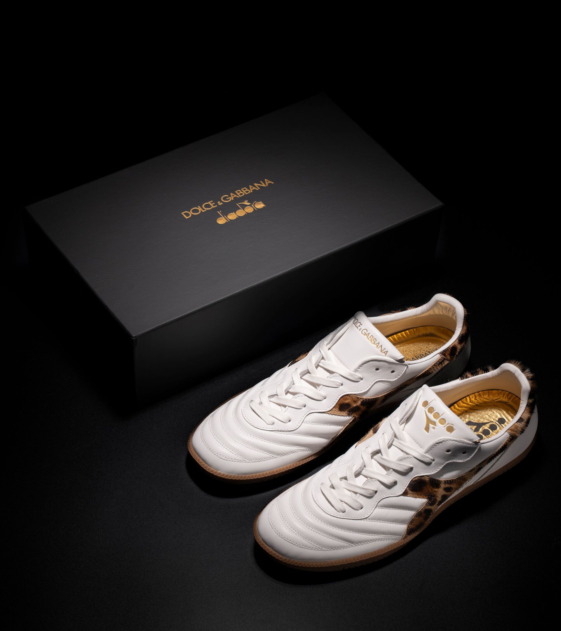 Lifestyle sneaker - Dolce&Gabbana x Diadora - Made in Italy BRASIL INDOOR DOLCE&GABBANA WHITE - Diadora