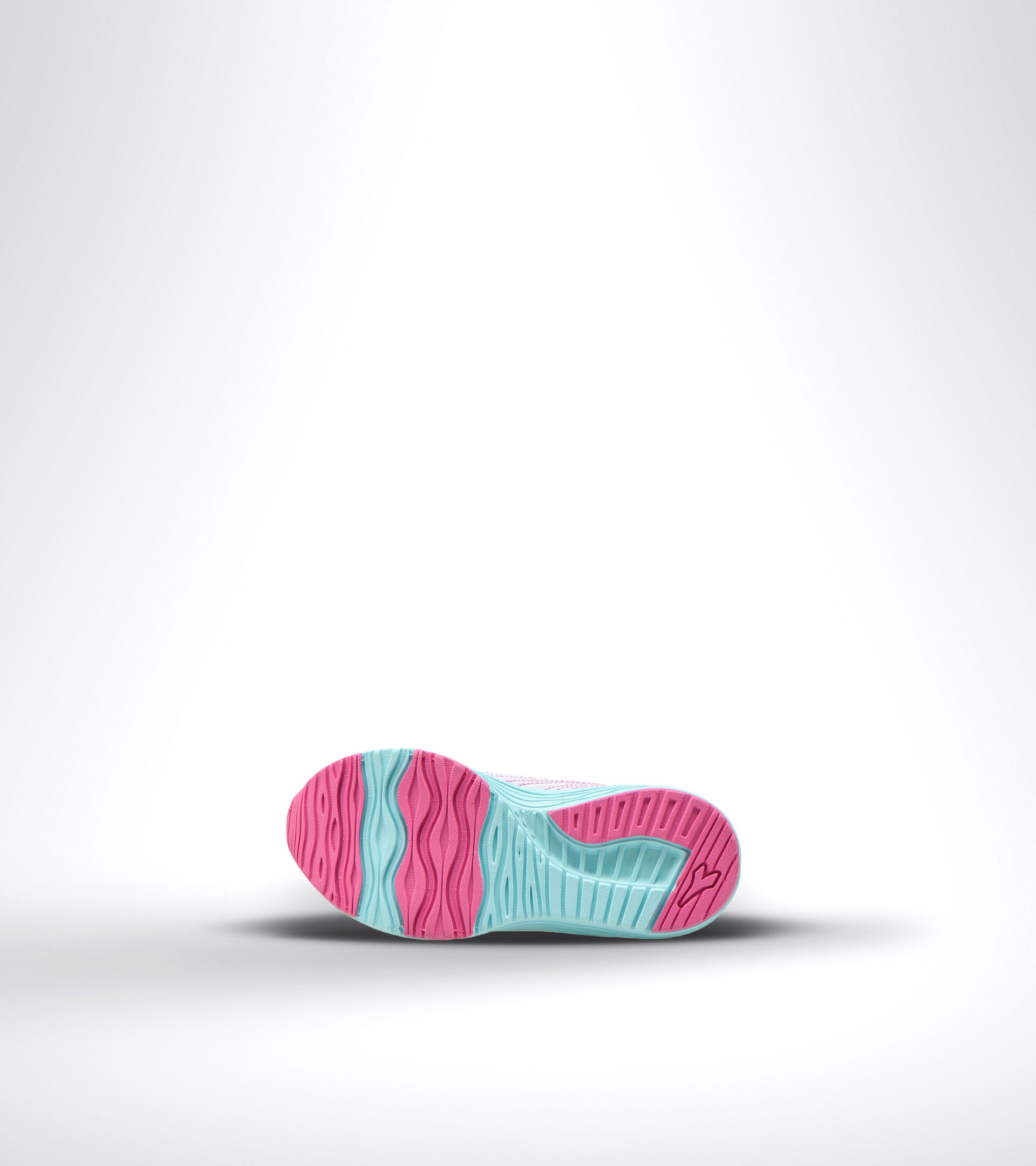 Chaussures de running - Unisexe enfant FLAMINGO 6 JR BLANC/BLEU TEINTE - Diadora