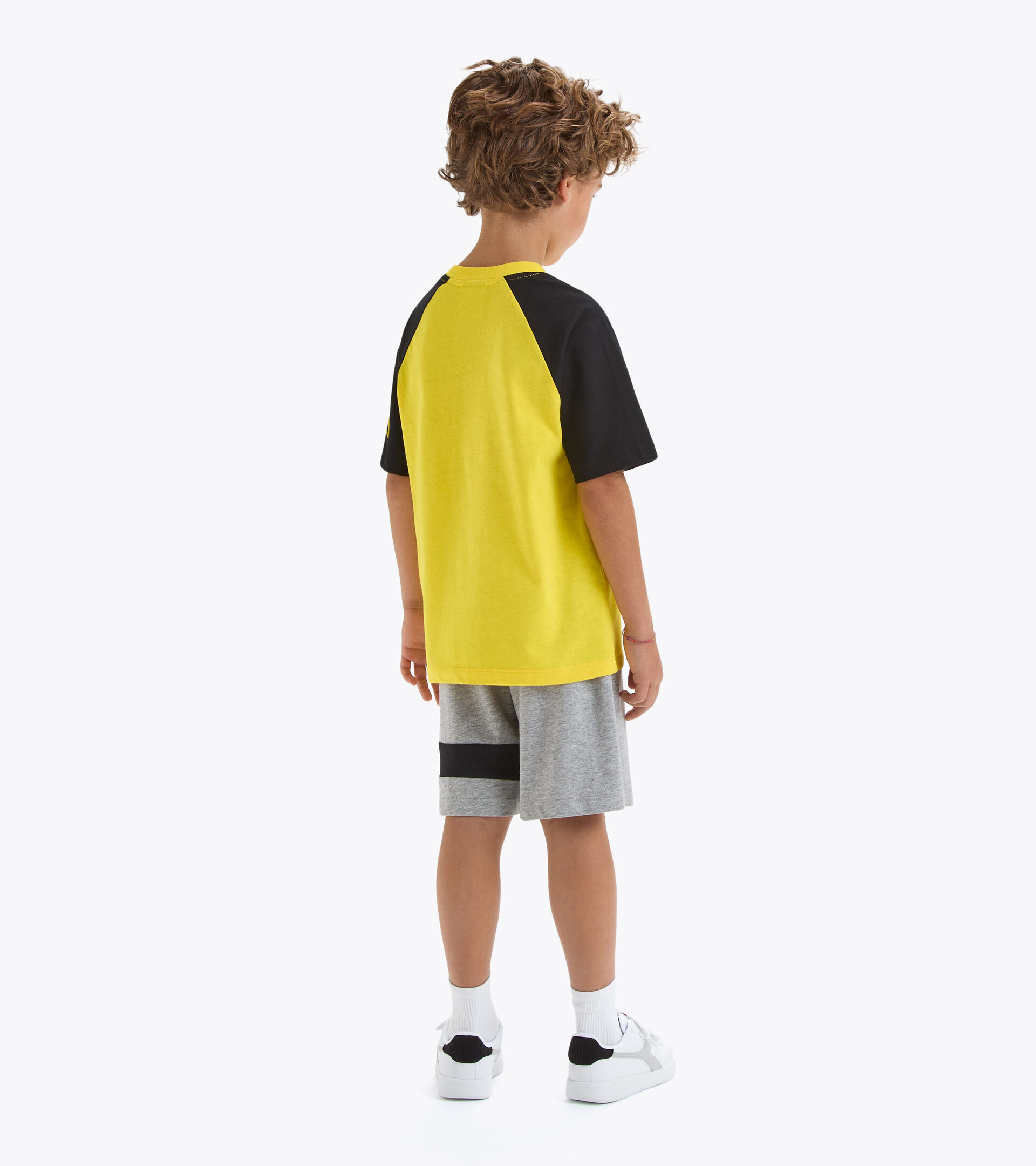 Sport set - Boys JB.SET SS SPORT ART VIBRANT YELLOW - Diadora