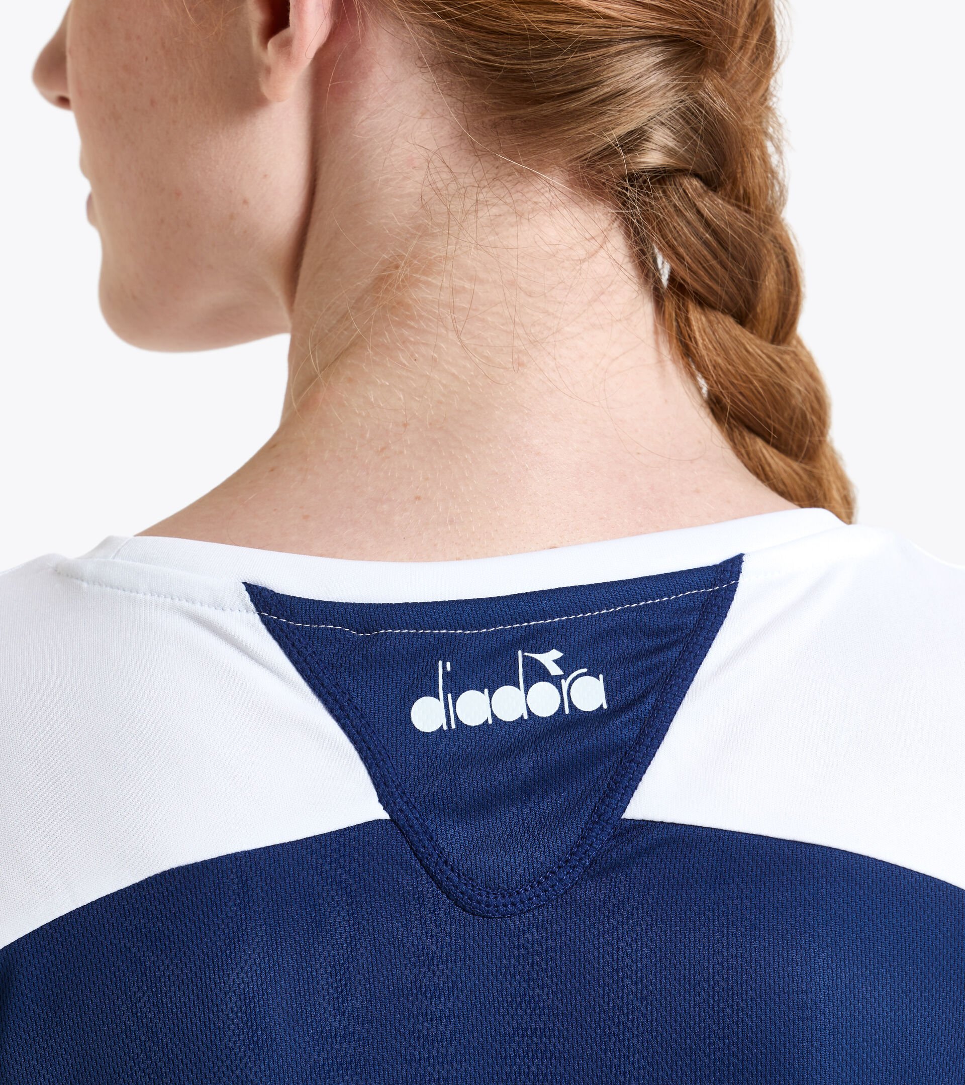 T-shirt de tennis - Femme L. T-SHIRT COURT BLEU DOMAINE - Diadora