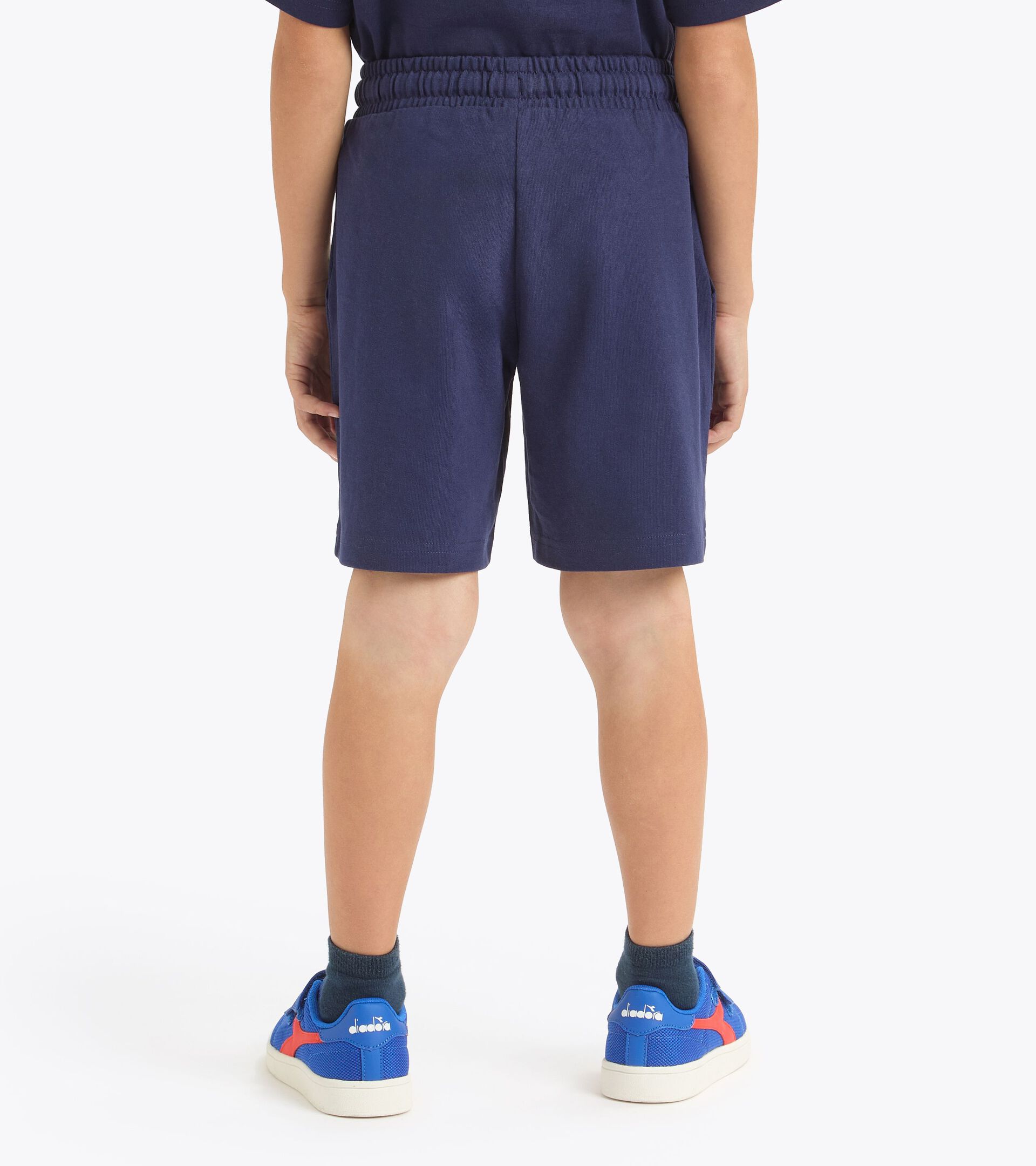 Graffiti-inspired bermuda shorts - Boy JB. BERMUDA GRAFFITI BLUE DENIM - Diadora