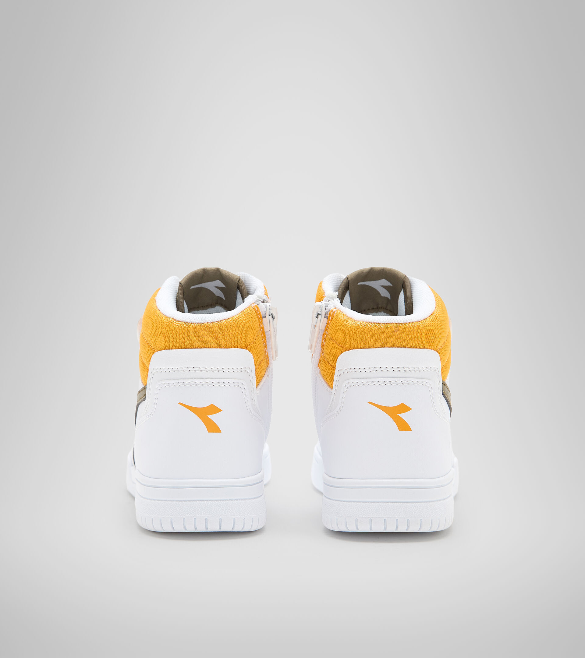 Sportschuh - Kinder 4-8 Jahren RAPTOR MID PS WEISS/DUNKELOLIV - Diadora