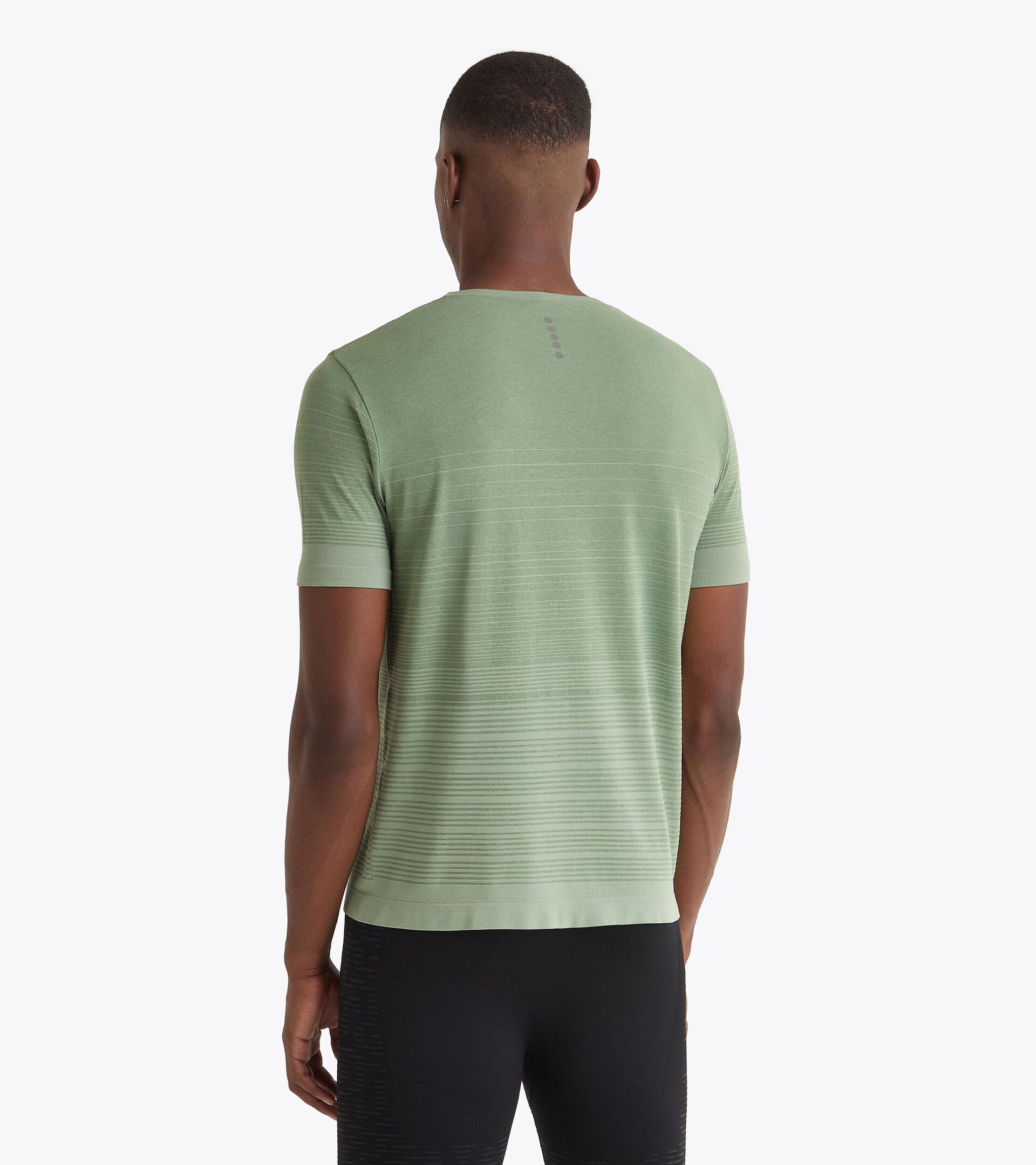 Maglietta tecnica termoregolante - Running - Uomo SS T-SHIRT STRATOUNO VERDE ICEBERG - Diadora