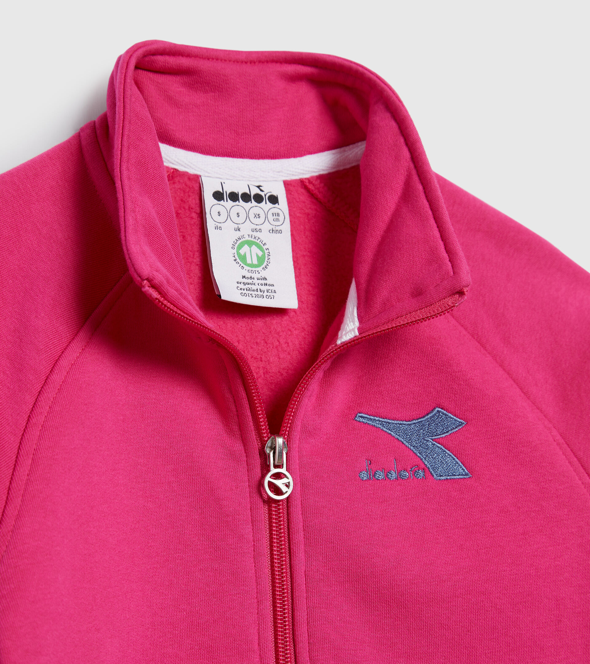 Tracksuit - Kids JU. FZ TRACKSUIT CUBIC MAGENTA - Diadora