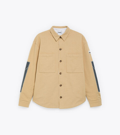 OVERSHIRT REVERSIBLE 2030, WARM SAND Made in Italy reversible overshirt - Men OVERSHIRT REVERSIBLE 2030 WARM SAND - Diadora