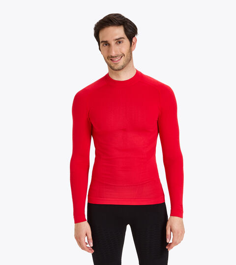 Long-sleeved training t-shirt - Men LS TURTLE NECK ACT LYCHEE - Diadora