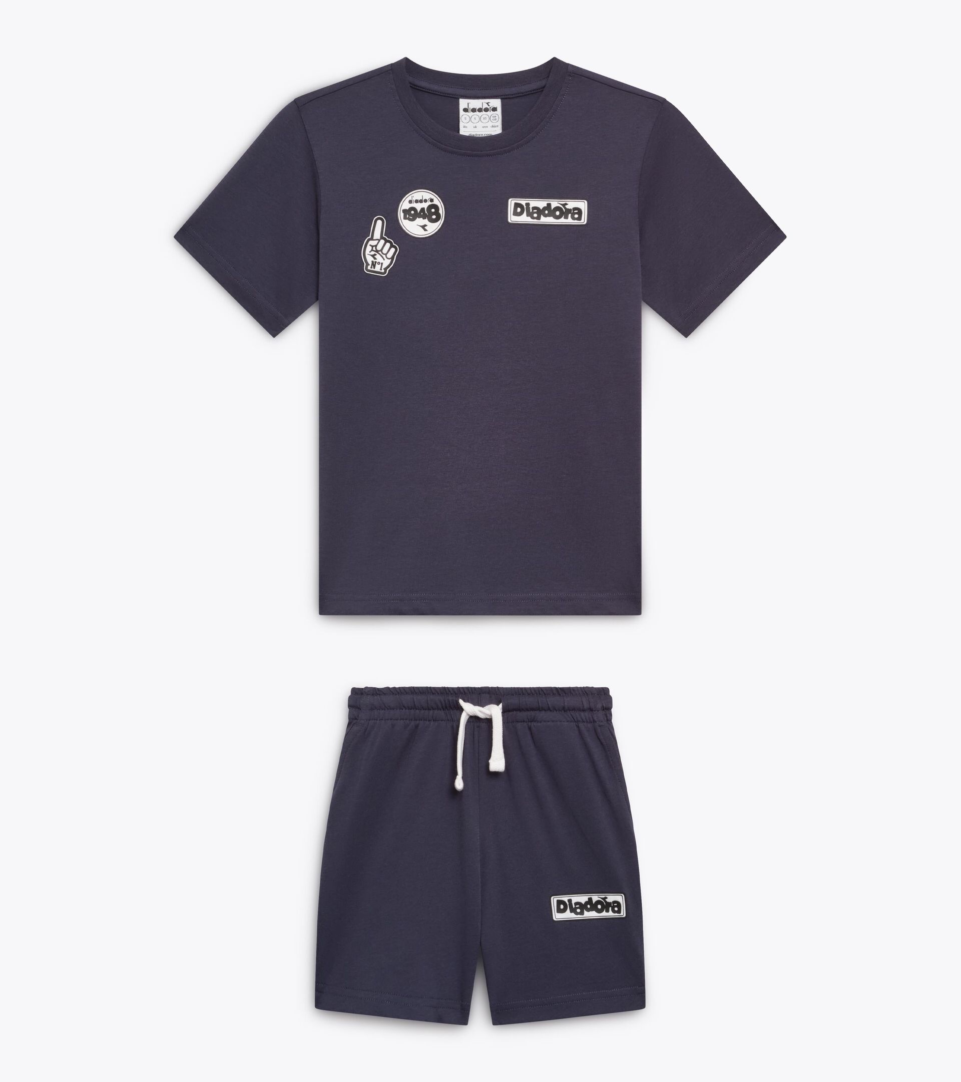 Sports set - T-shirt and shorts - Boys
 JB. SET  ESS. SPORTS I SS BLUE DENIM - Diadora